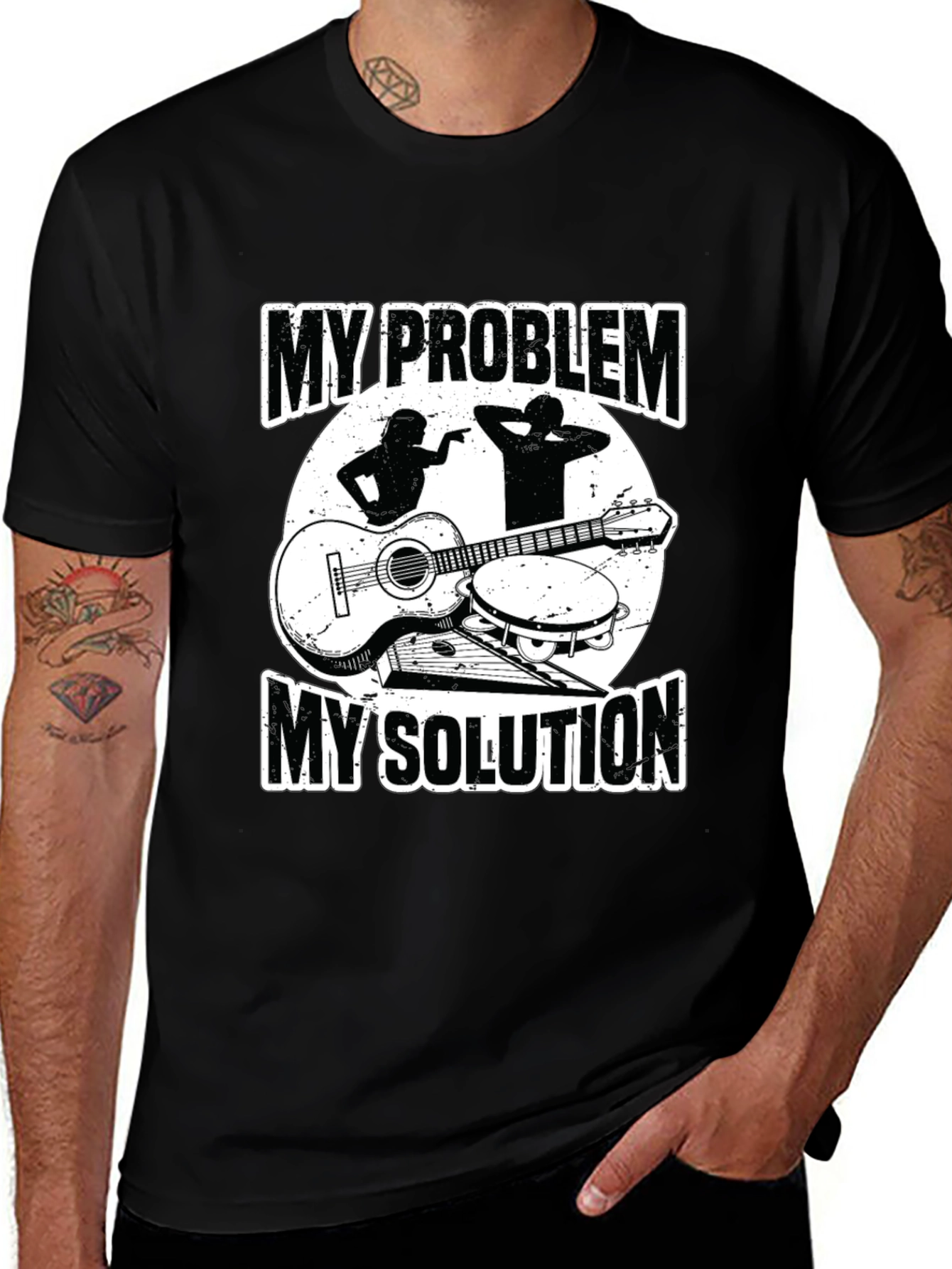 Music Lover T-Shirt - My Problem My Solution