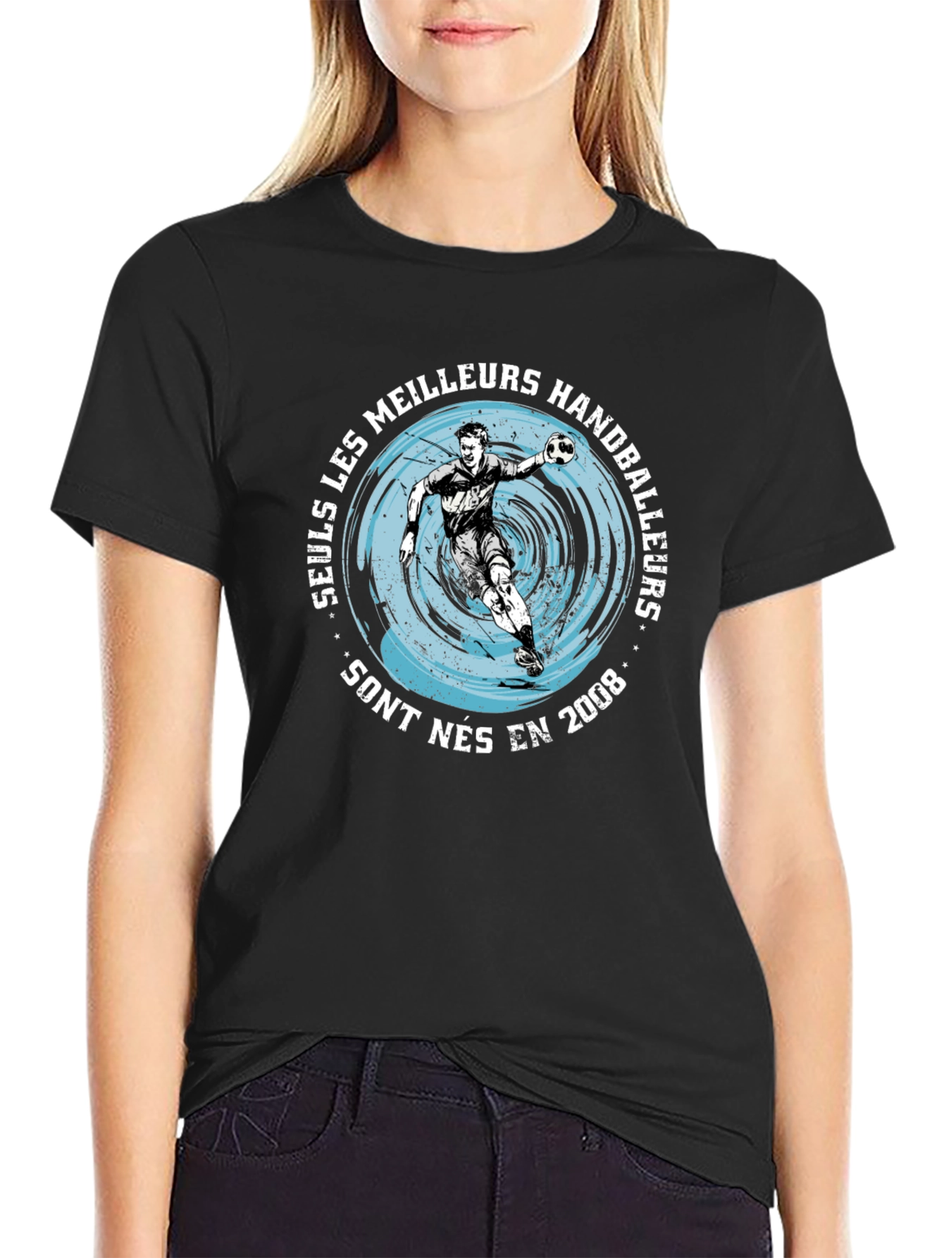 Handball Player Graphic Tee - Born in 2008