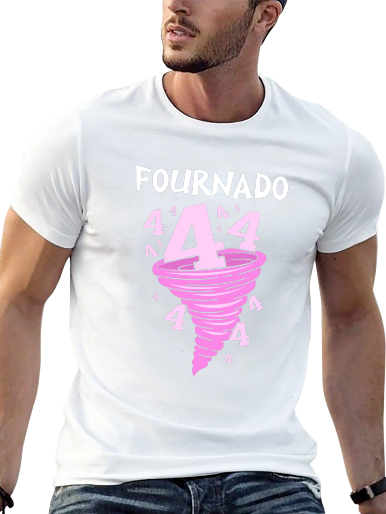 Fournado T-Shirt - Funny 4th Birthday Tornado Tee