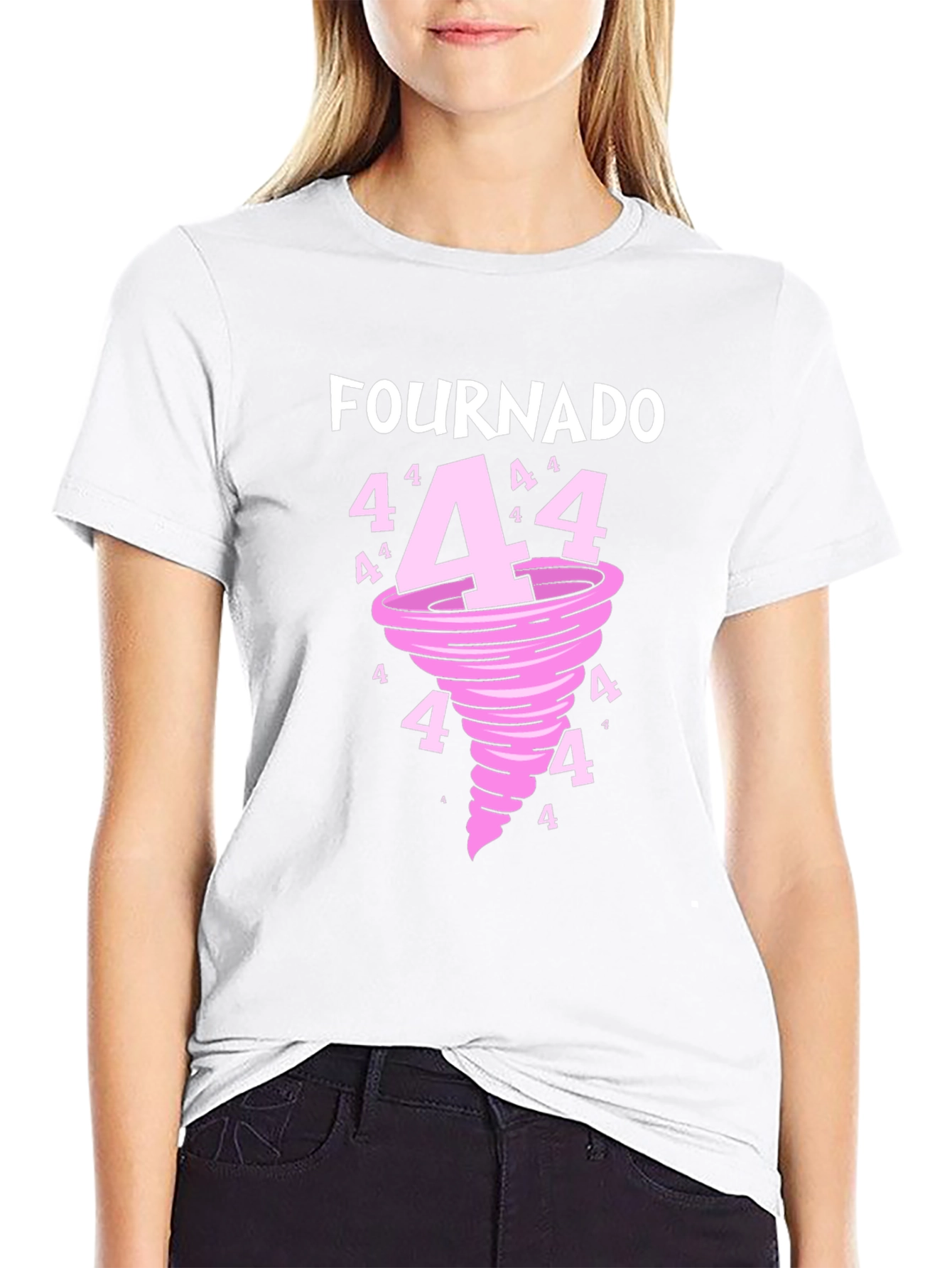 Fournado T-Shirt - Funny 4th Birthday Tornado Tee