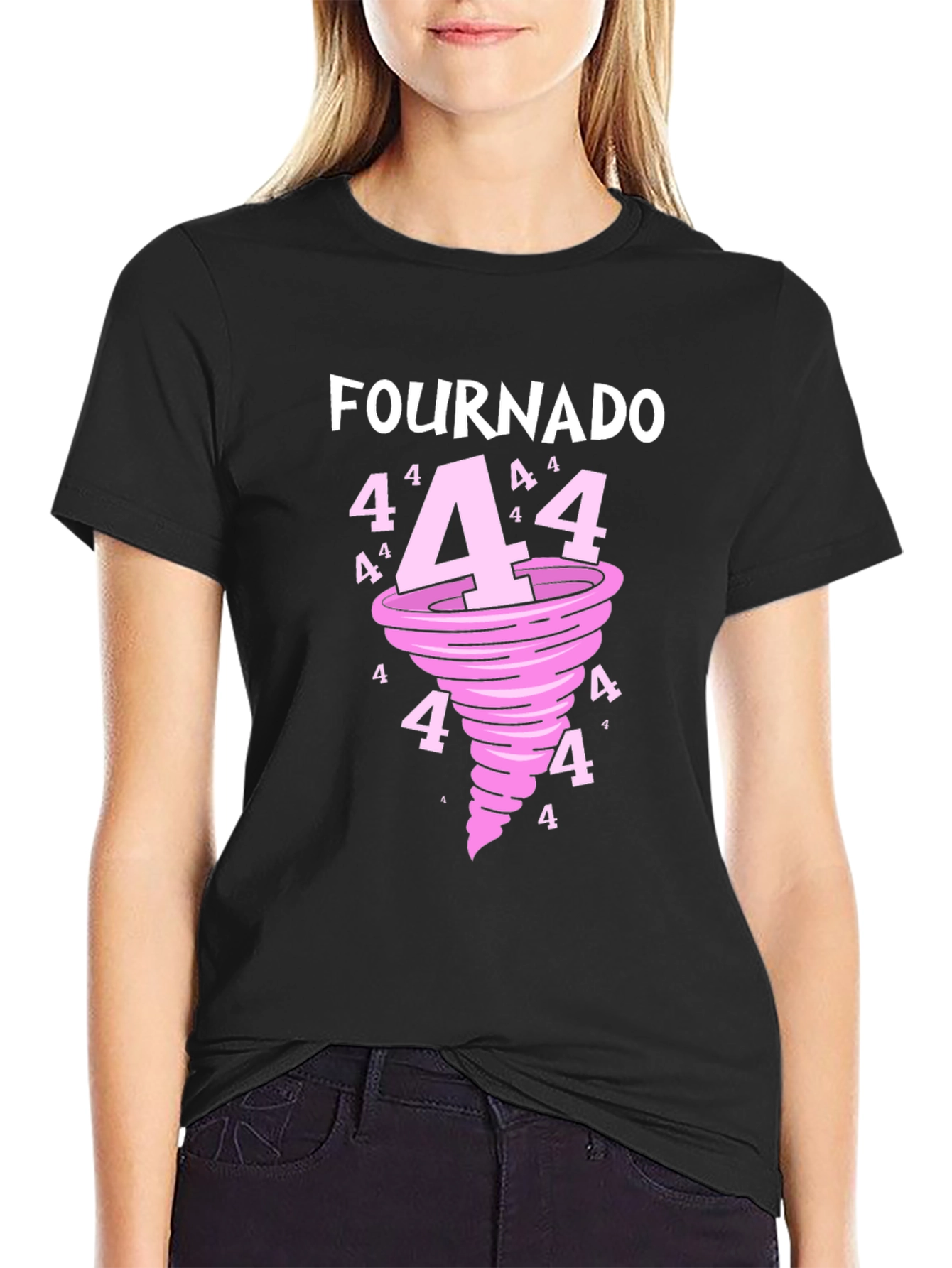 Fournado T-Shirt - Funny 4th Birthday Tornado Tee