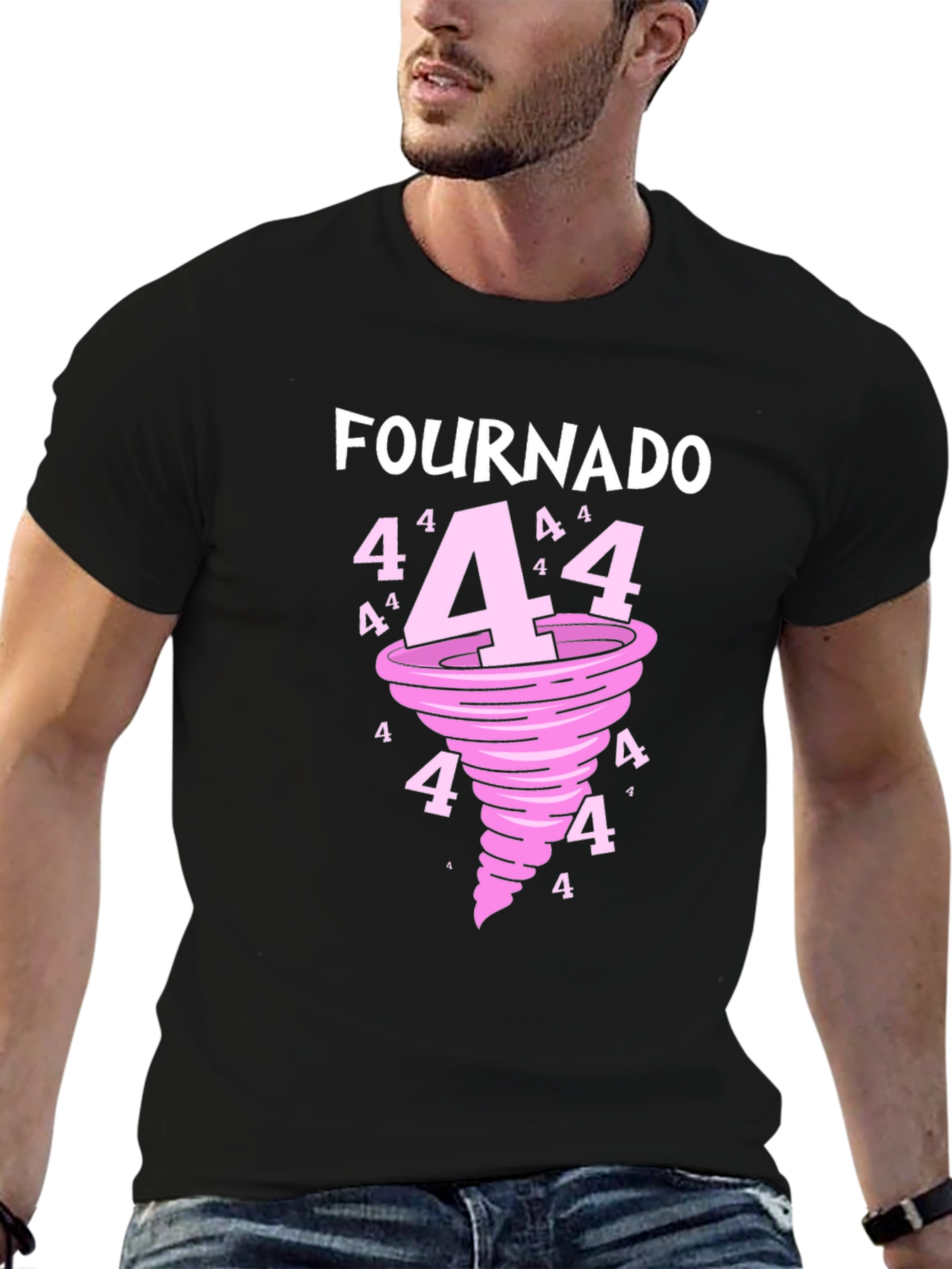 Fournado T-Shirt - Funny 4th Birthday Tornado Tee