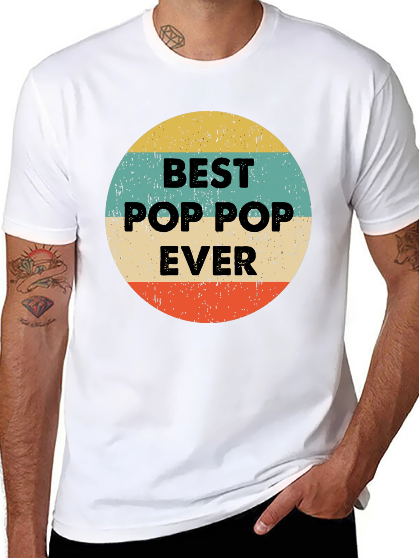 Best Pop Pop Ever Retro T-Shirt
