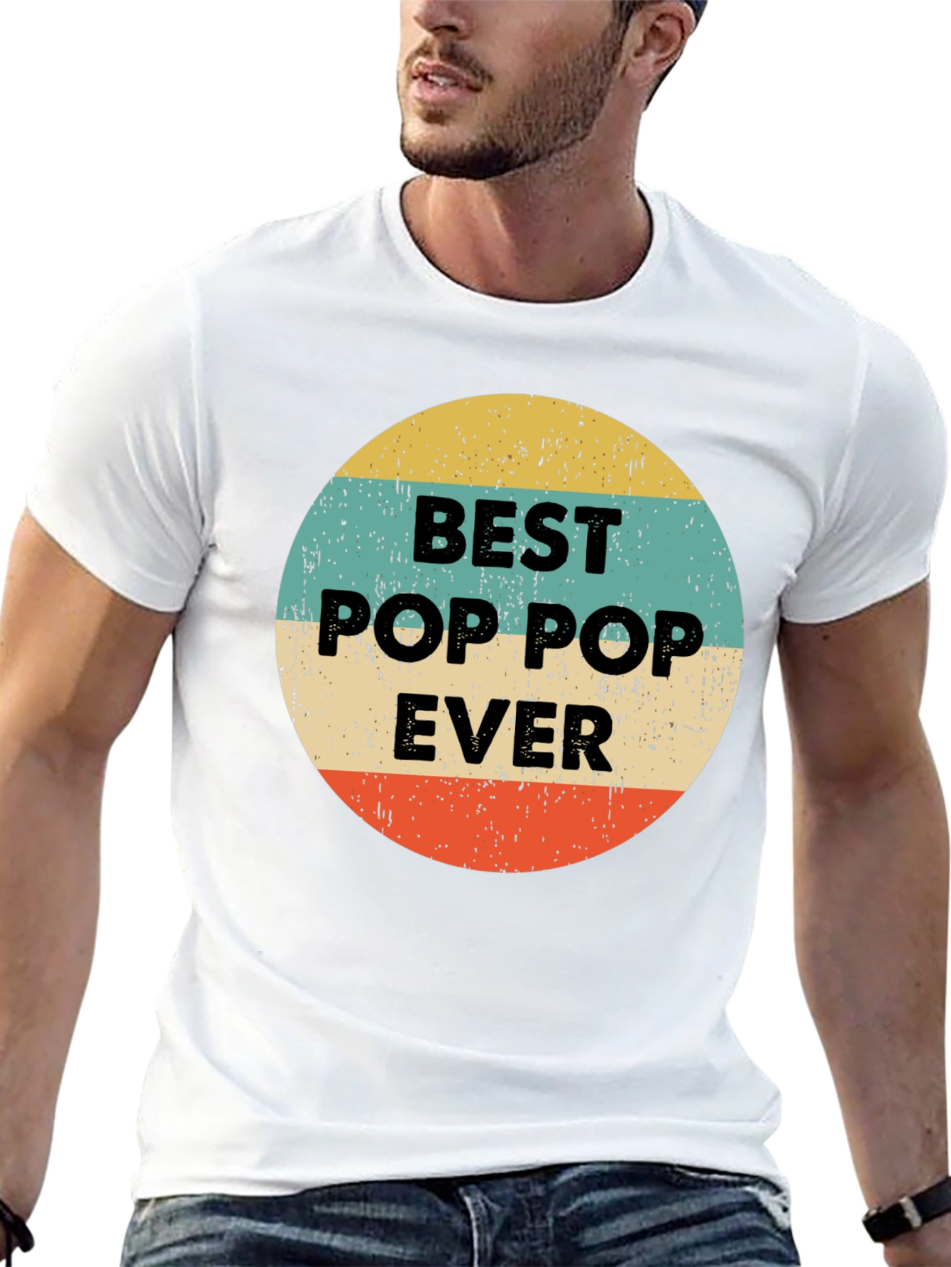 Best Pop Pop Ever Retro T-Shirt