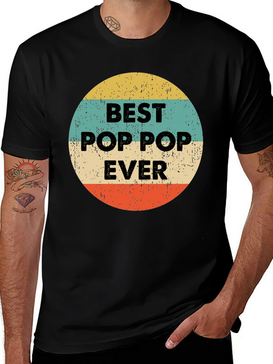 Best Pop Pop Ever Retro T-Shirt