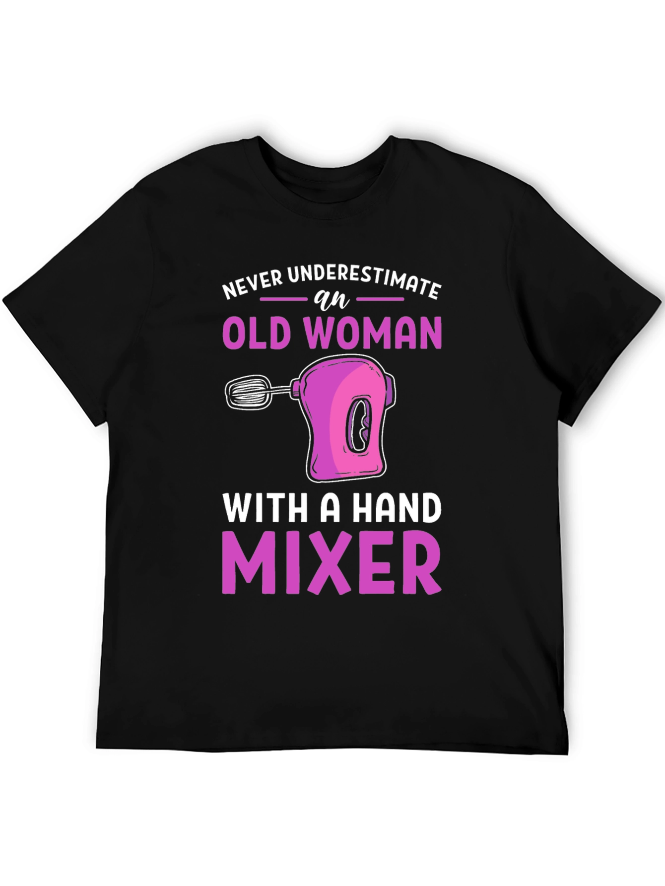 Old Woman Hand Mixer Graphic Tee