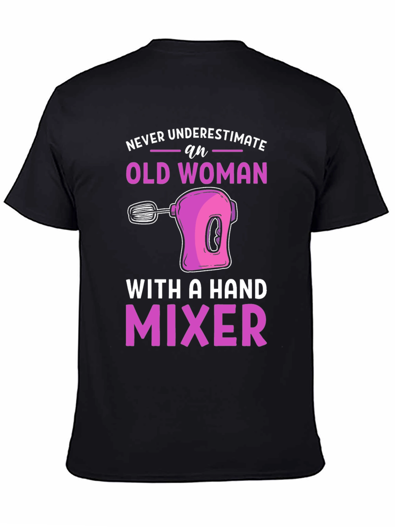 Old Woman Hand Mixer Graphic Tee