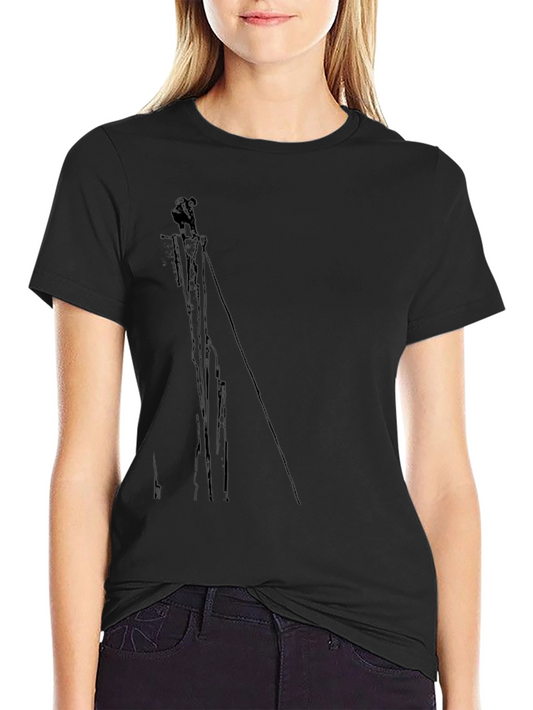Abstract Black T-Shirt