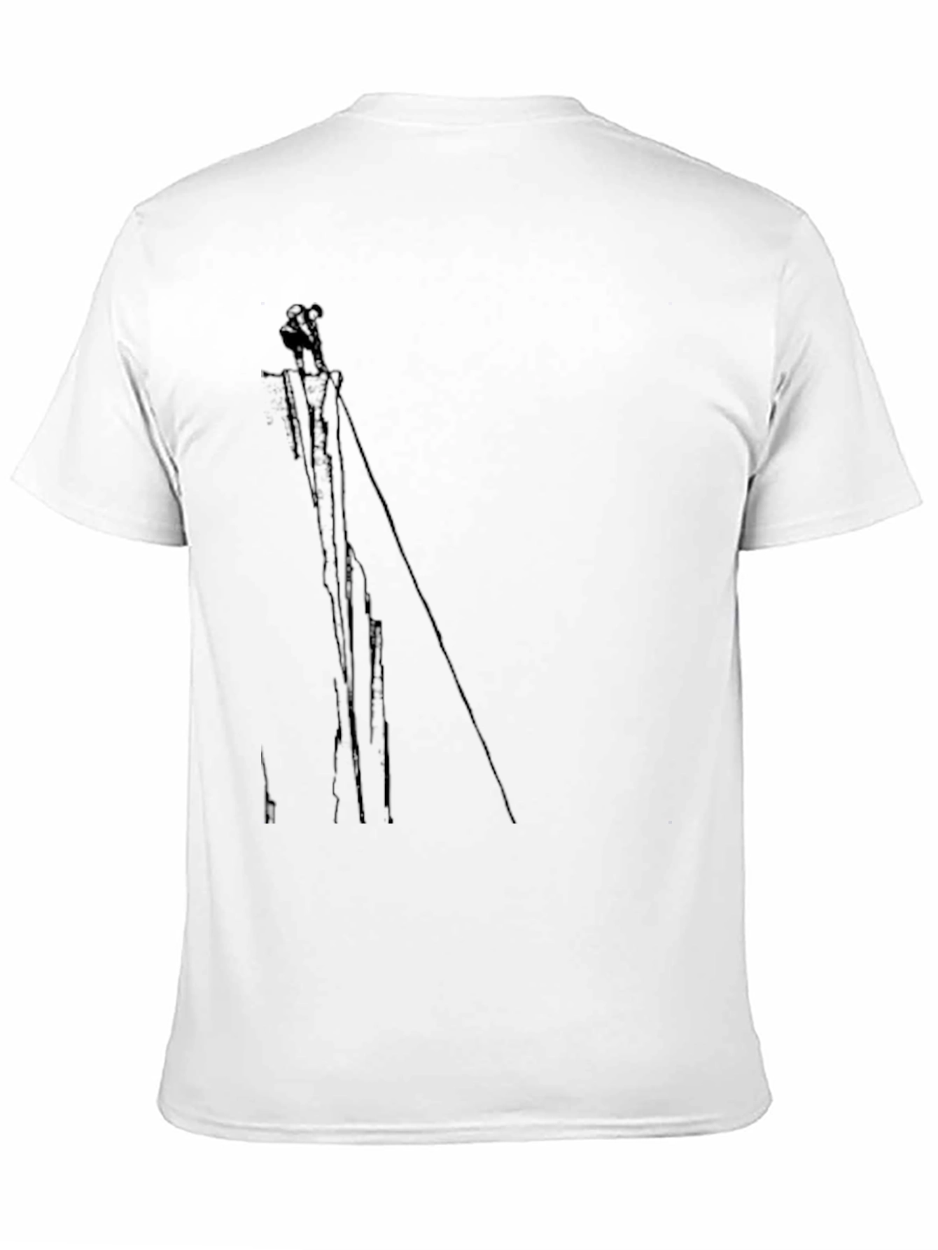 Abstract Black T-Shirt