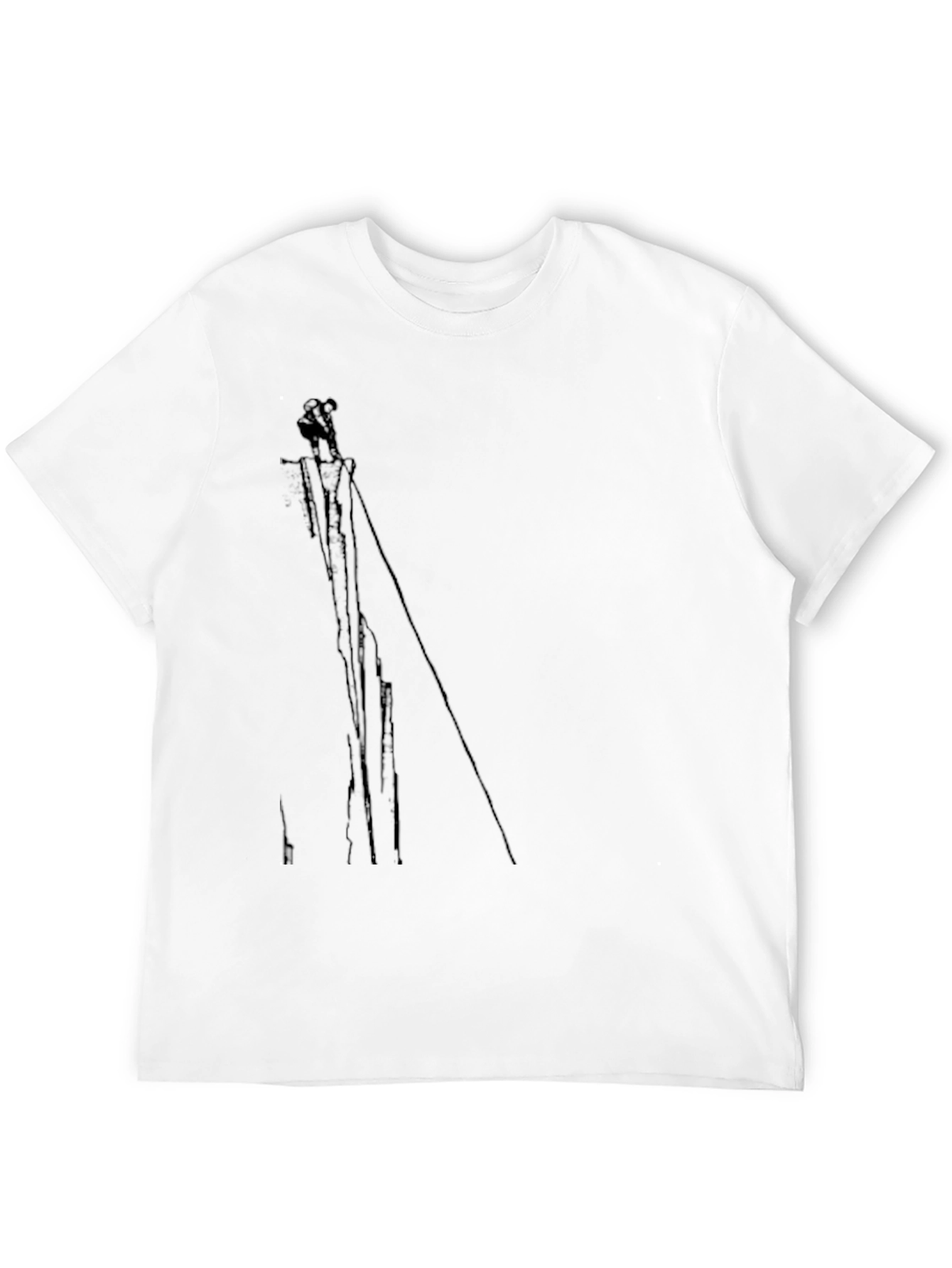 Abstract Black T-Shirt