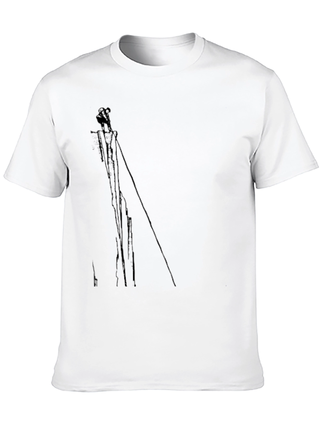 Abstract Black T-Shirt
