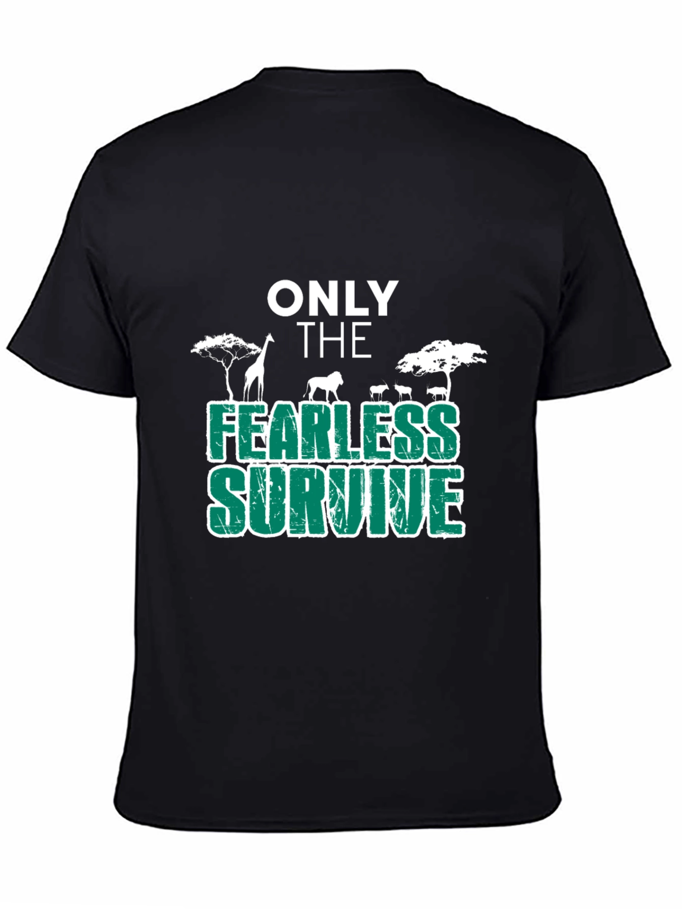 Fearless Survive Black T-Shirt