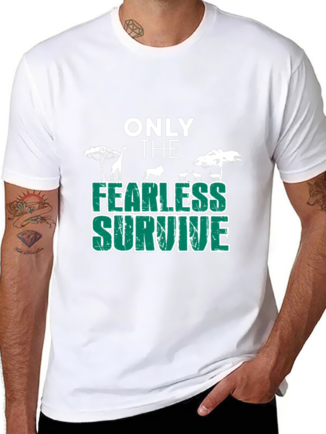 Fearless Survive Black T-Shirt