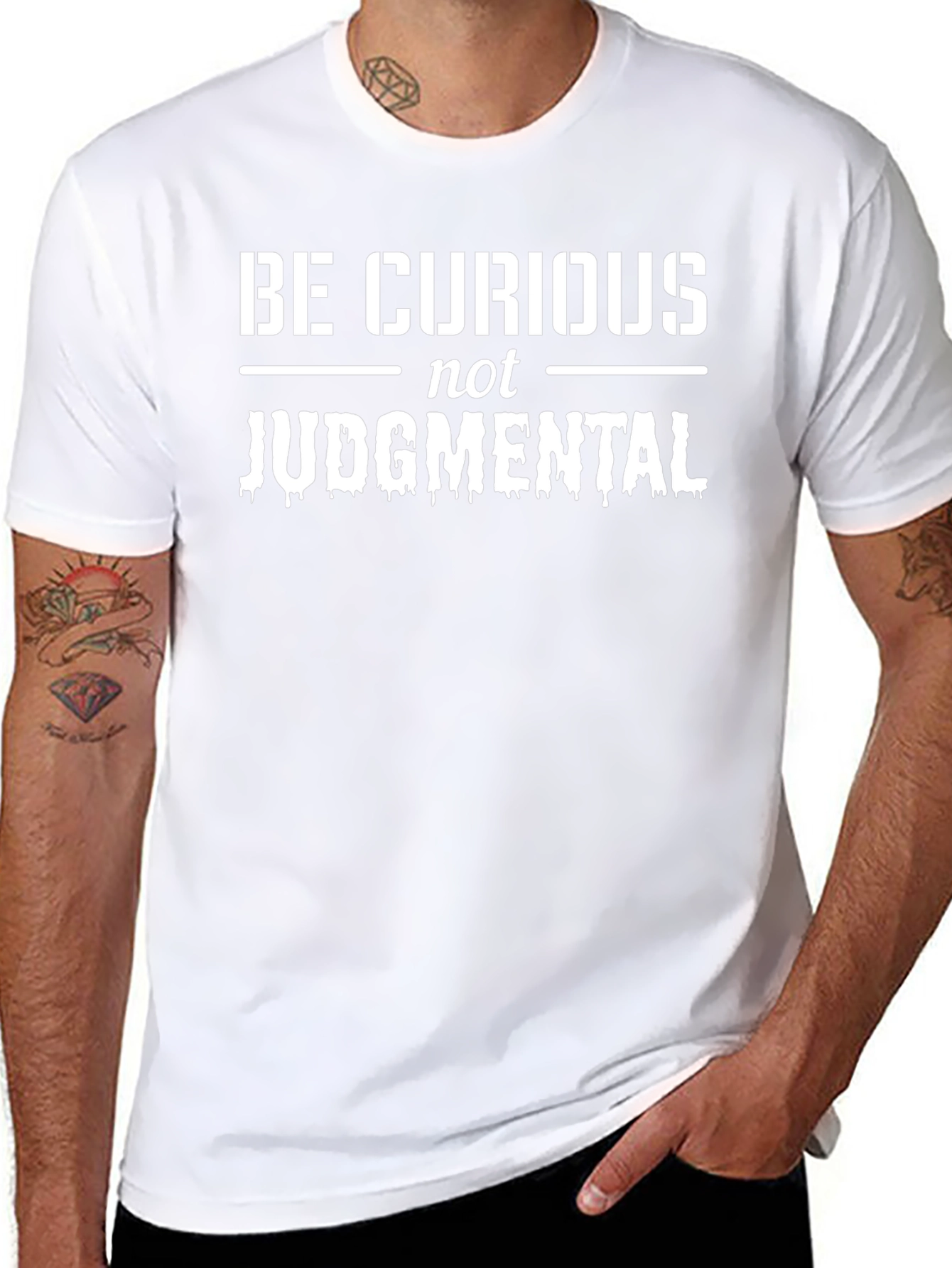 Be Curious Not Judgmental Graphic T-Shirt