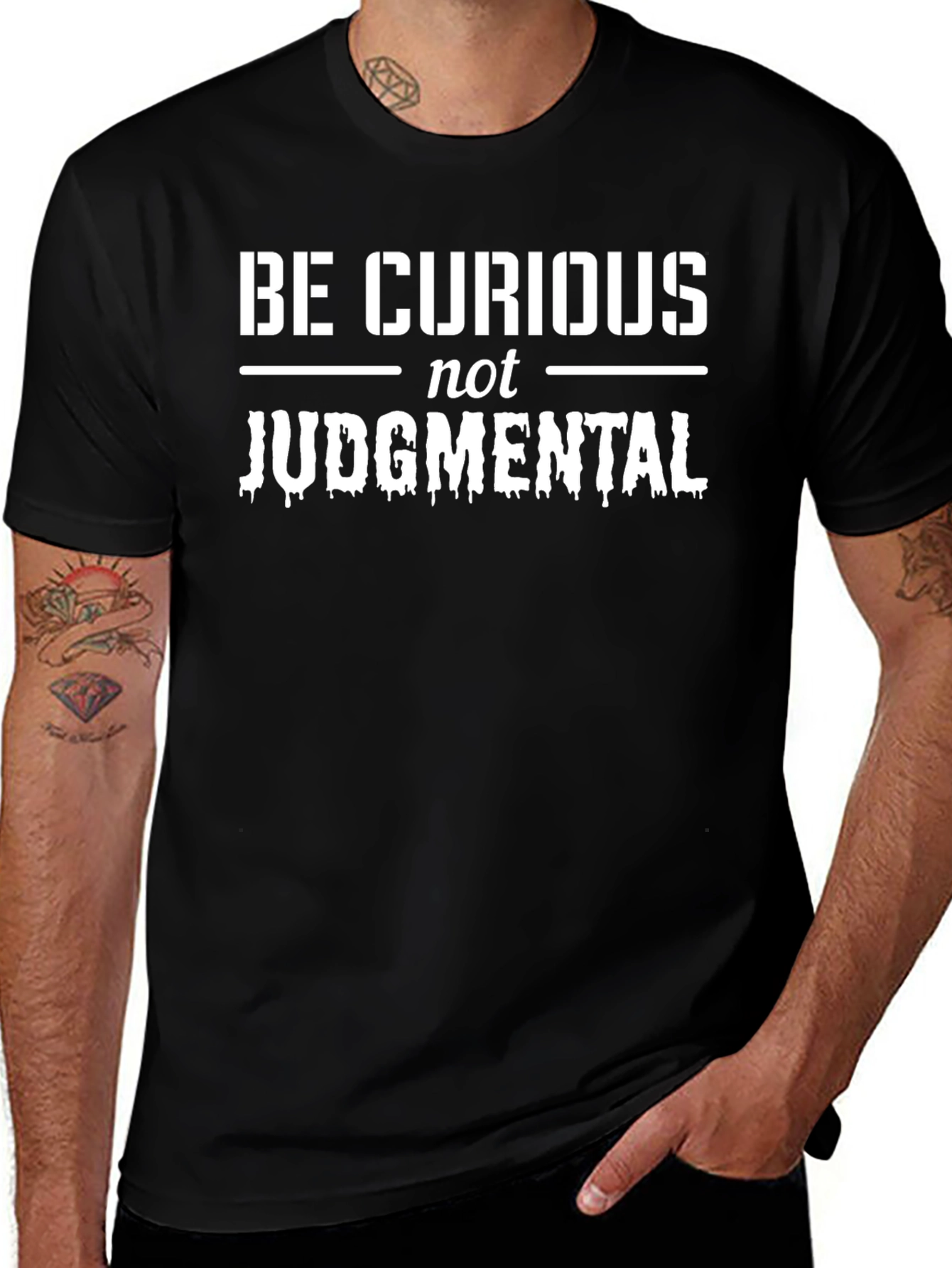Be Curious Not Judgmental Graphic T-Shirt
