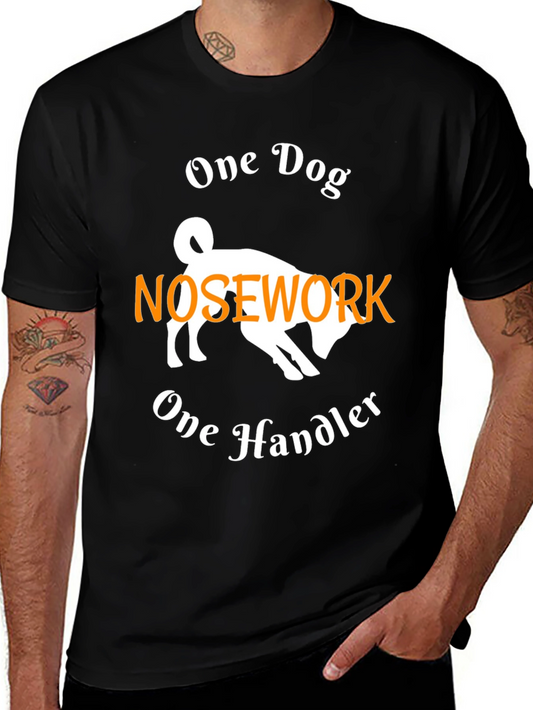 One Dog Nosework Handler Graphic Tee