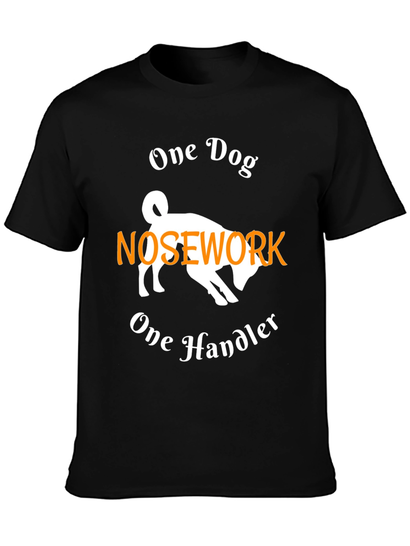 One Dog Nosework Handler Graphic Tee