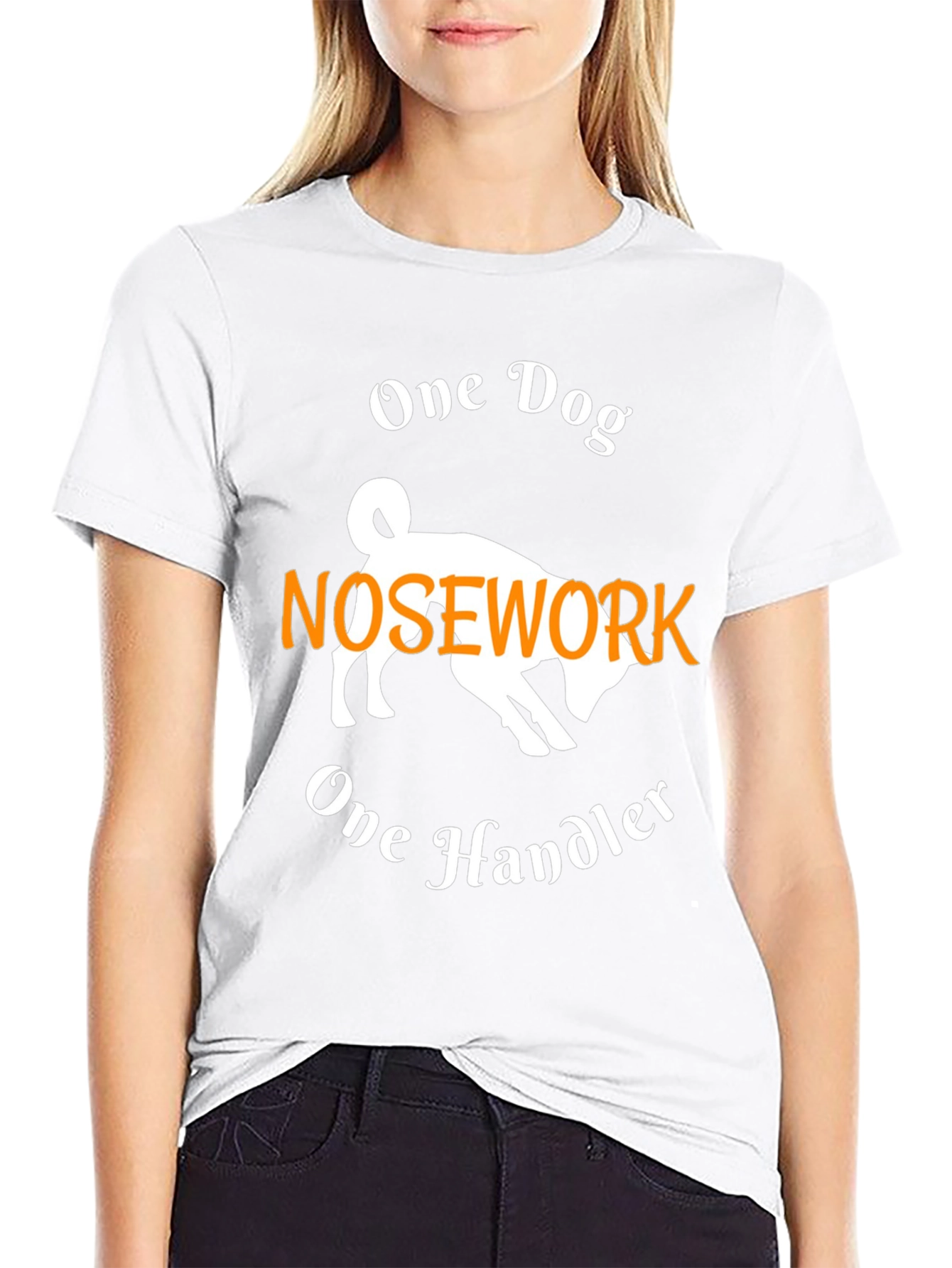 One Dog Nosework Handler Graphic Tee