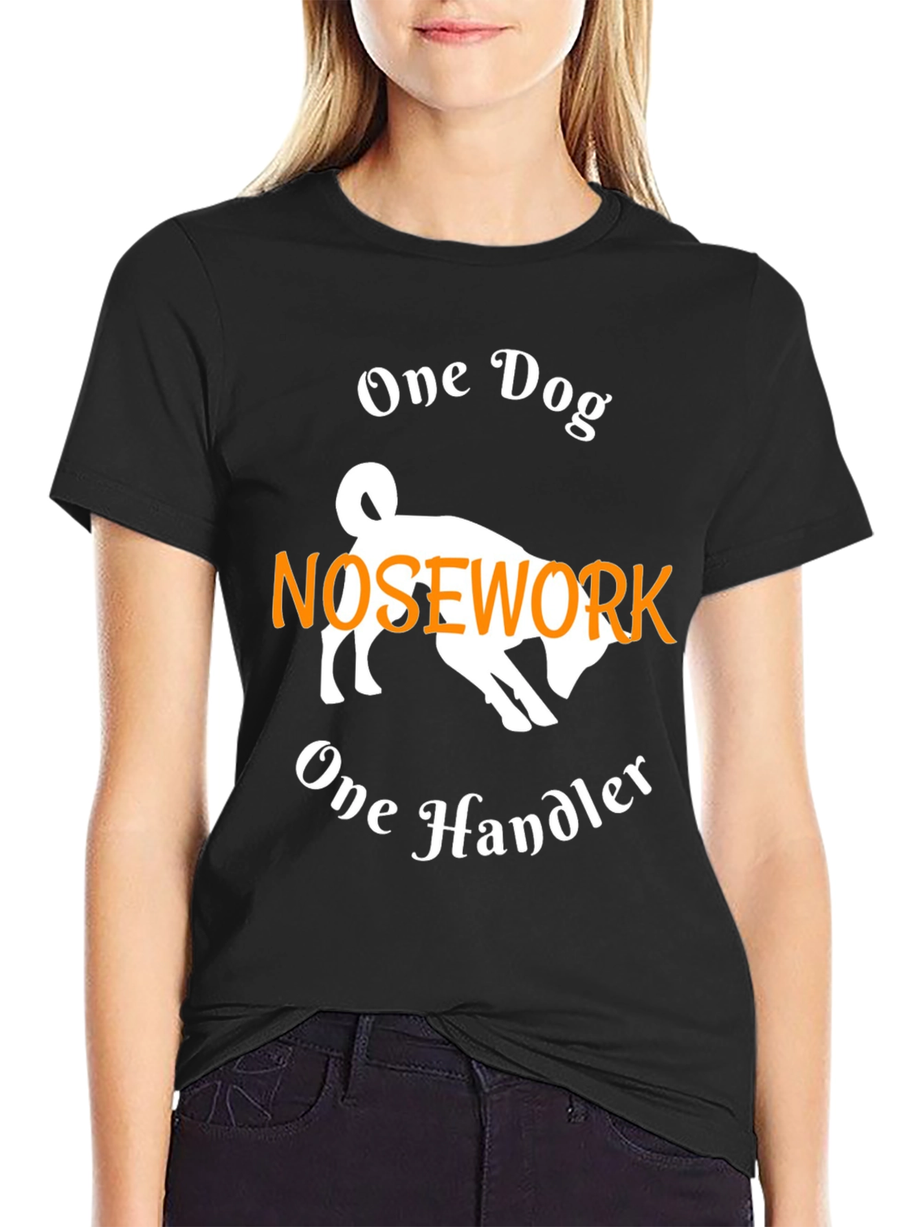 One Dog Nosework Handler Graphic Tee