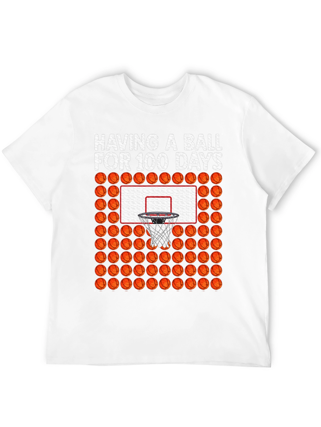 100 Days of School Basketball T-Shirt