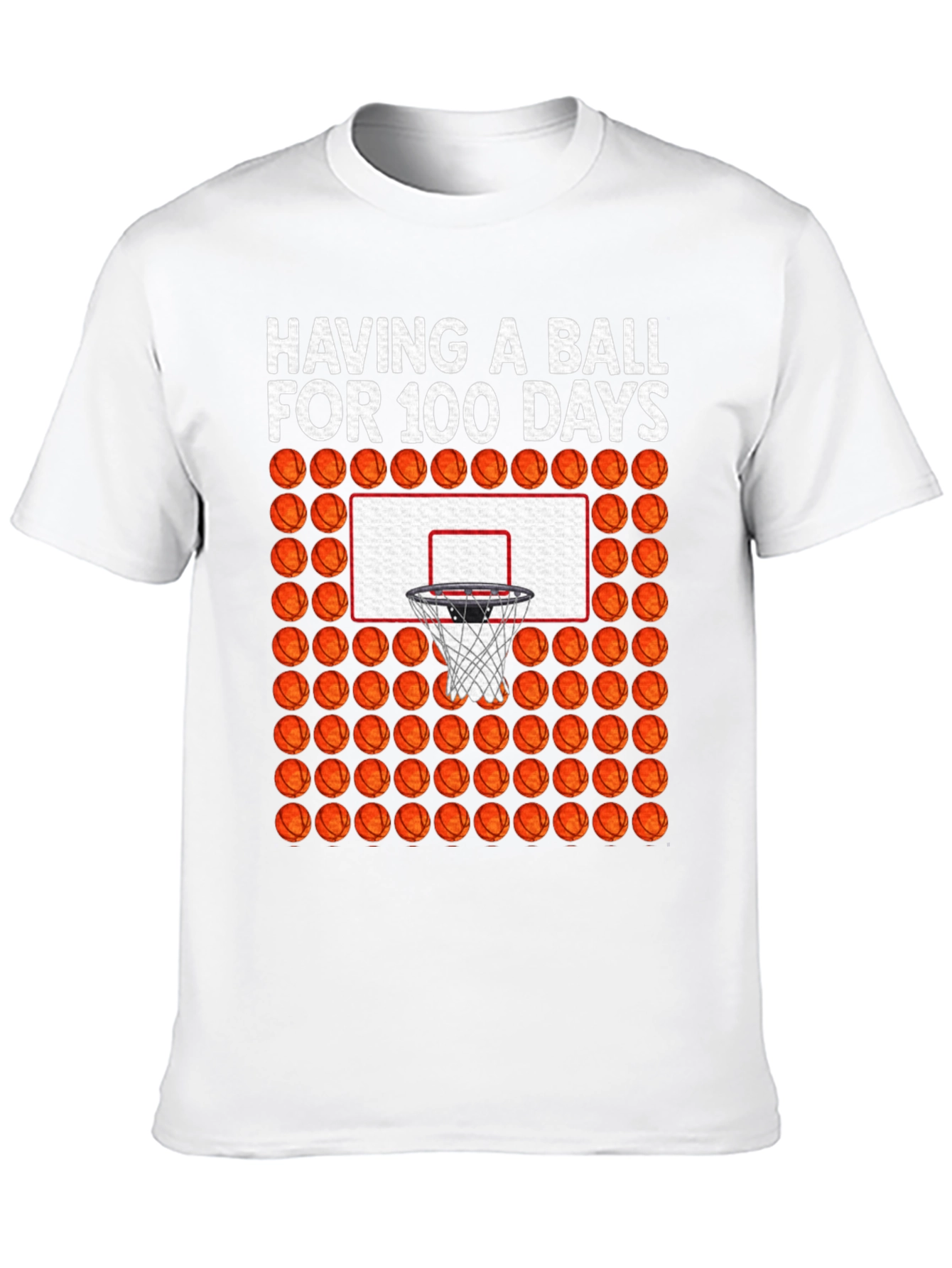 100 Days of School Basketball T-Shirt