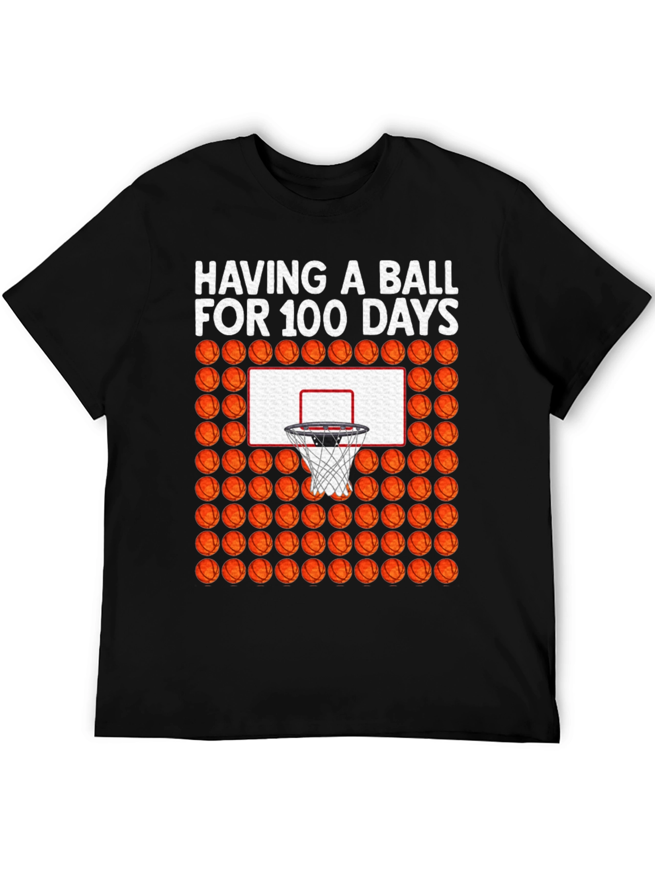 100 Days of School Basketball T-Shirt
