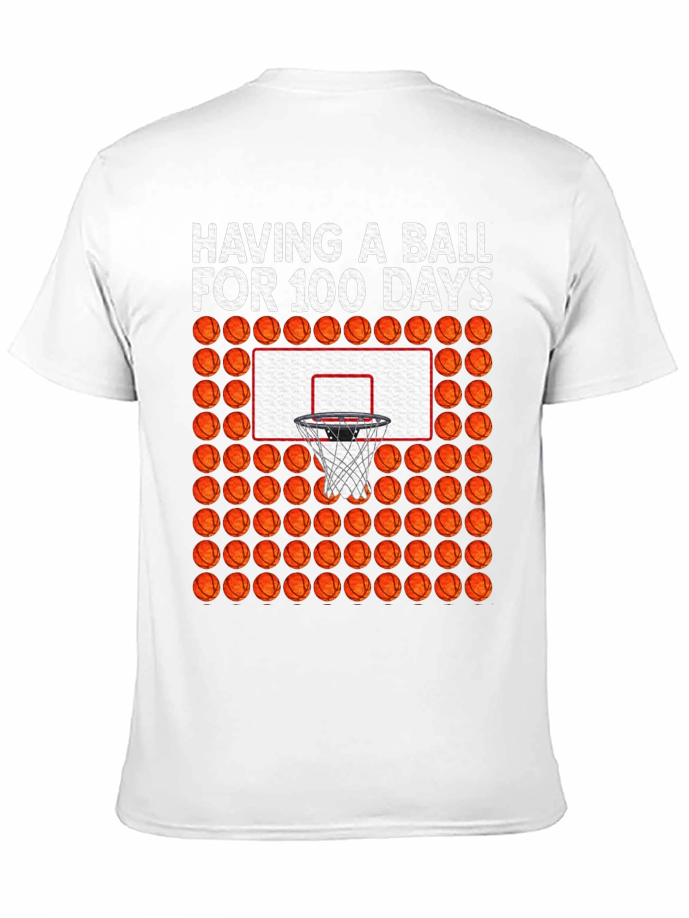 100 Days of School Basketball T-Shirt