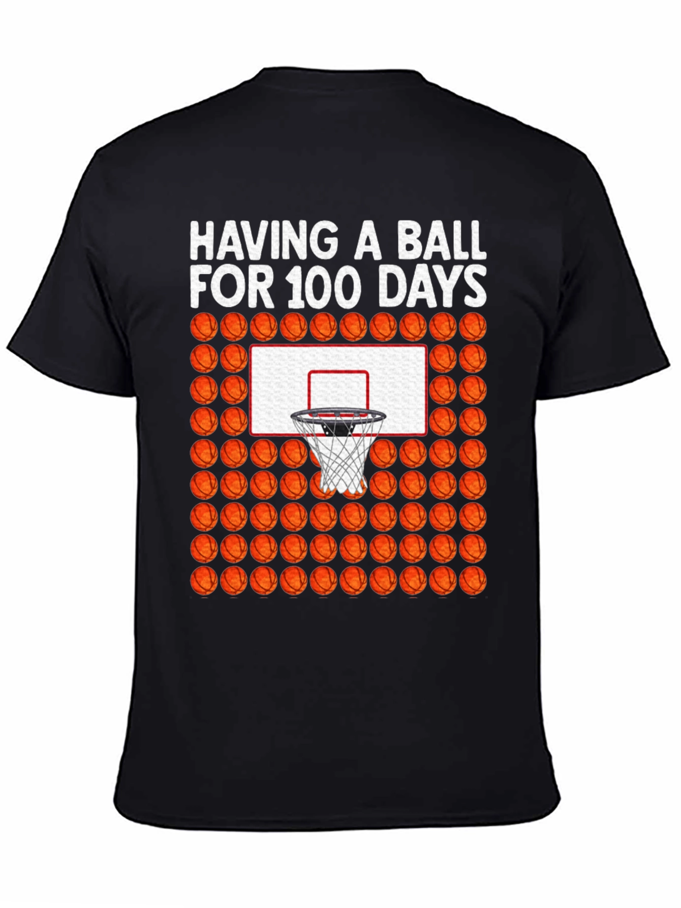 100 Days of School Basketball T-Shirt