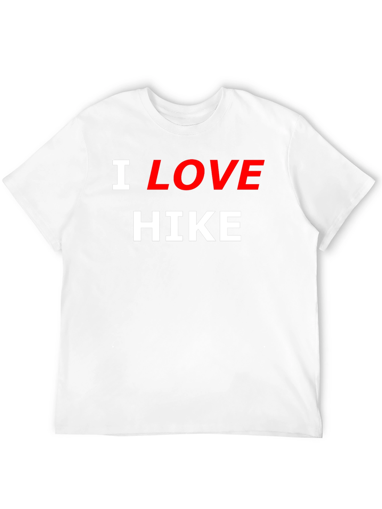 I Love Hike Black T-Shirt