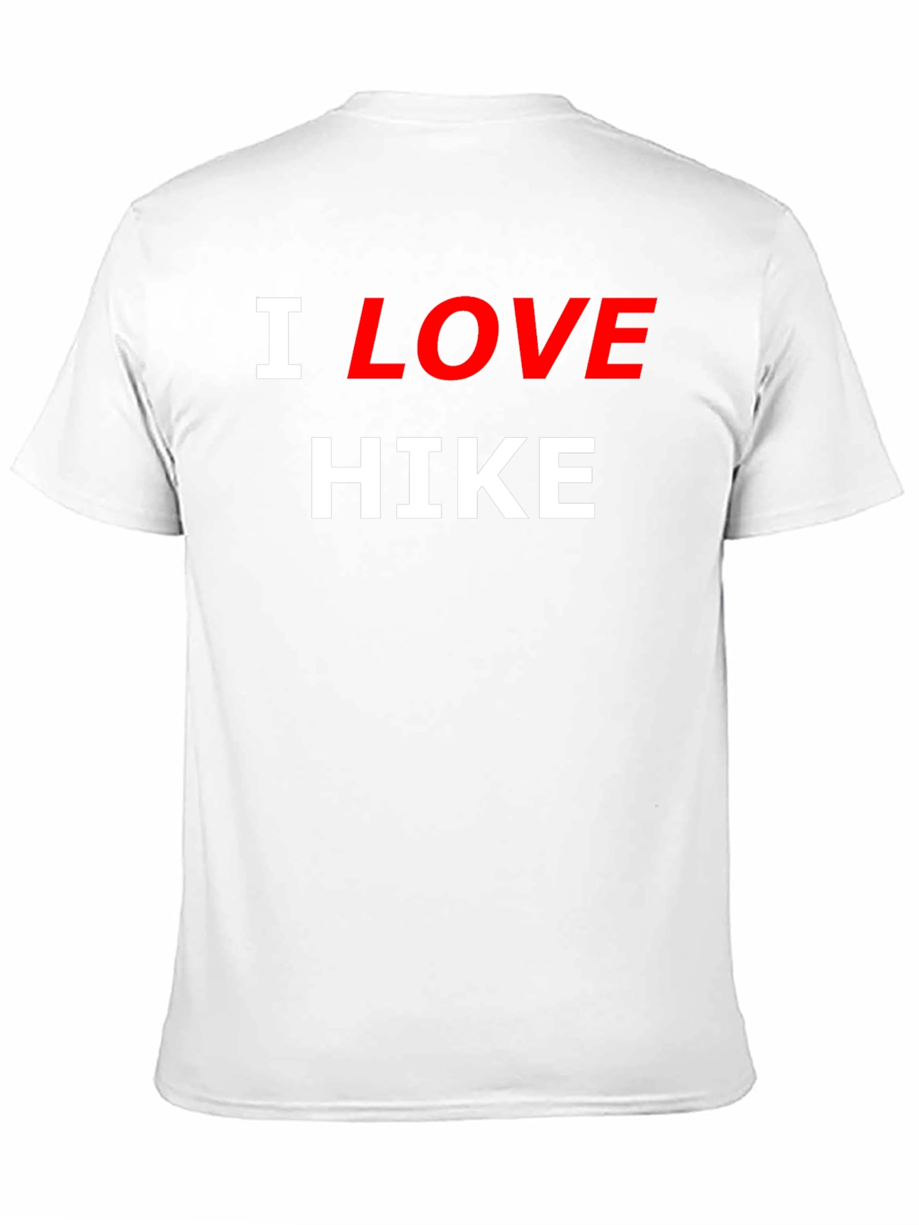 I Love Hike Black T-Shirt