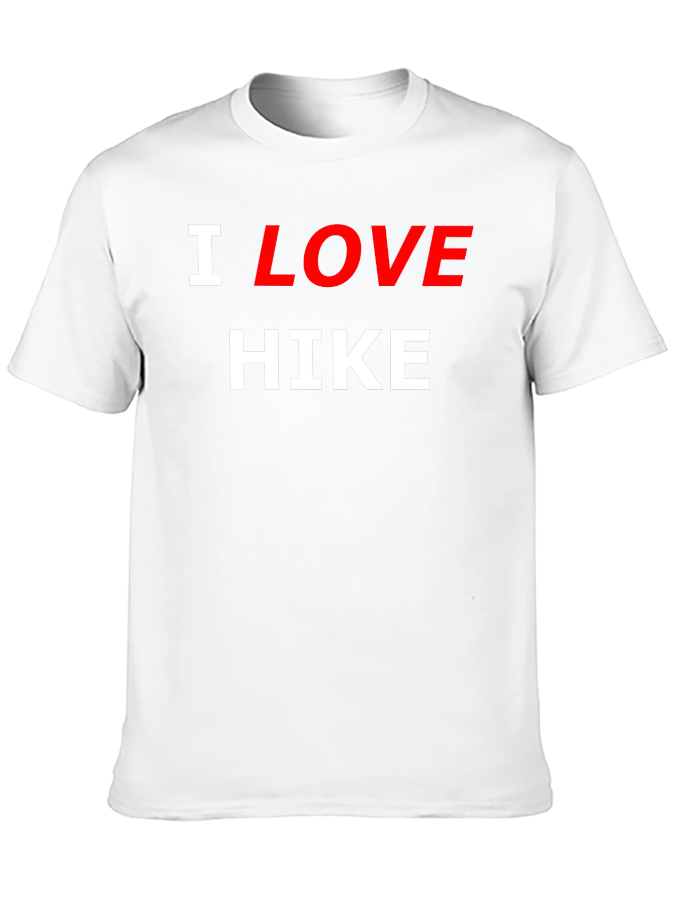 I Love Hike Black T-Shirt