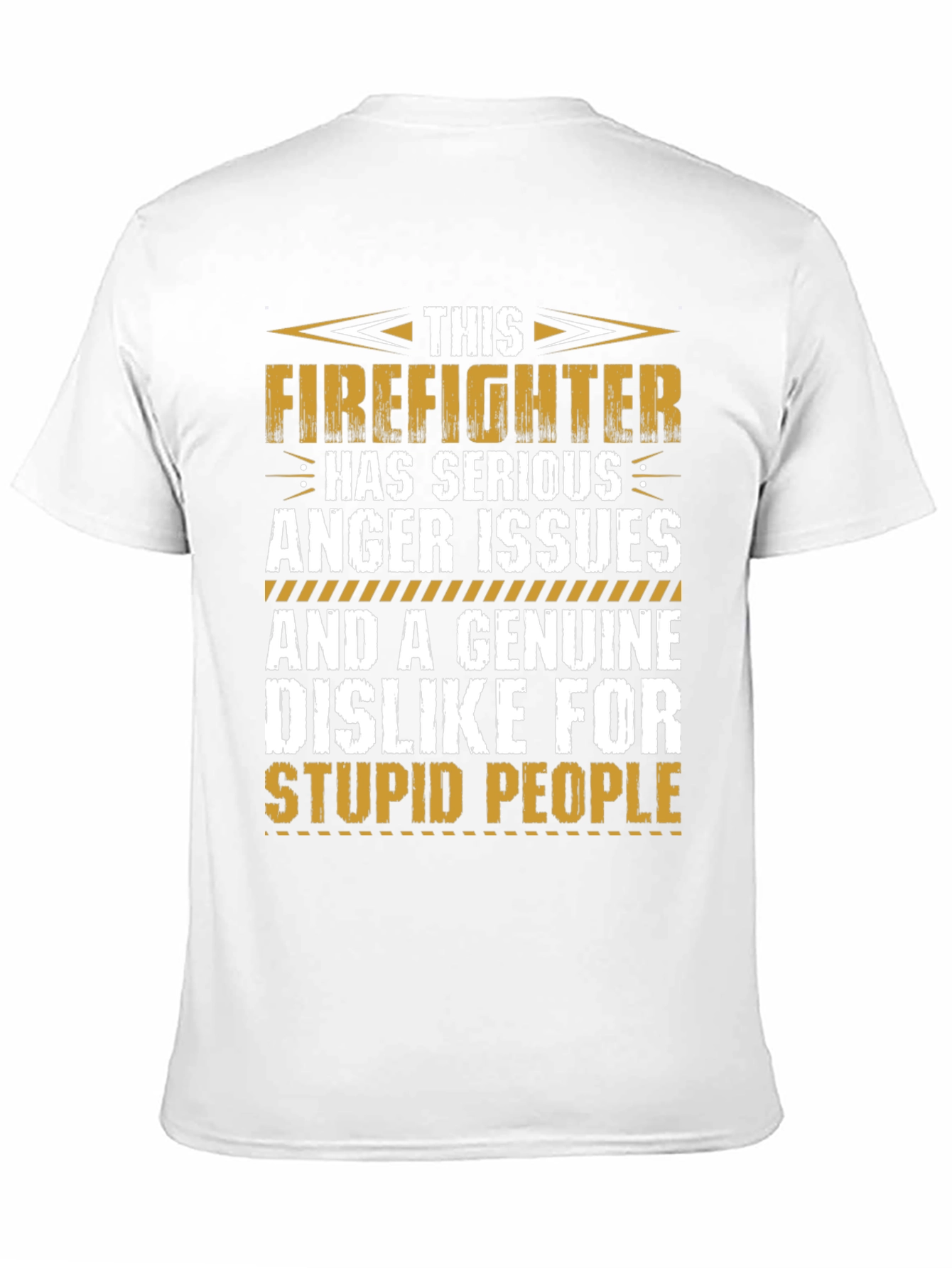 Firefighter Anger Issues Graphic T-Shirt