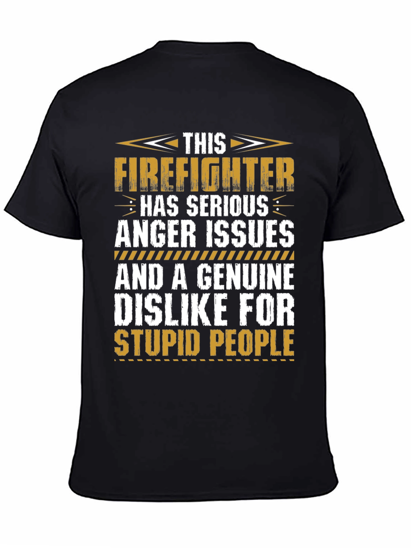Firefighter Anger Issues Graphic T-Shirt