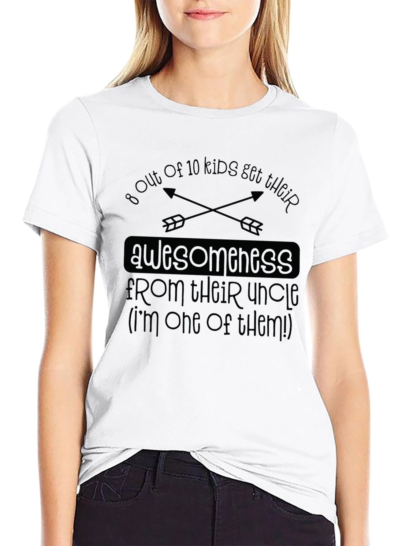 Awesome Uncle T-Shirt: 8 Out of 10 Kids!