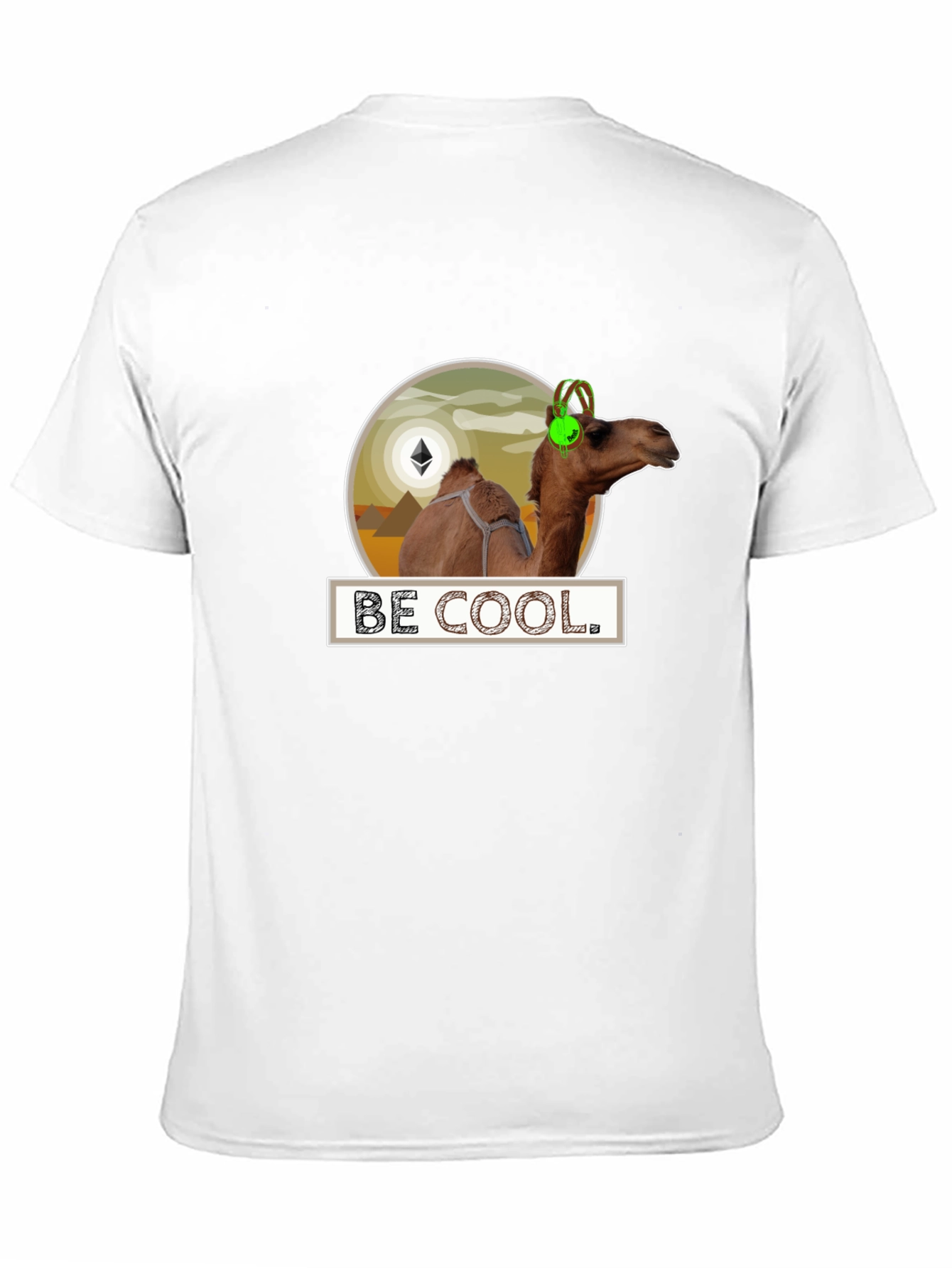 Be Cool Camel Black T-Shirt