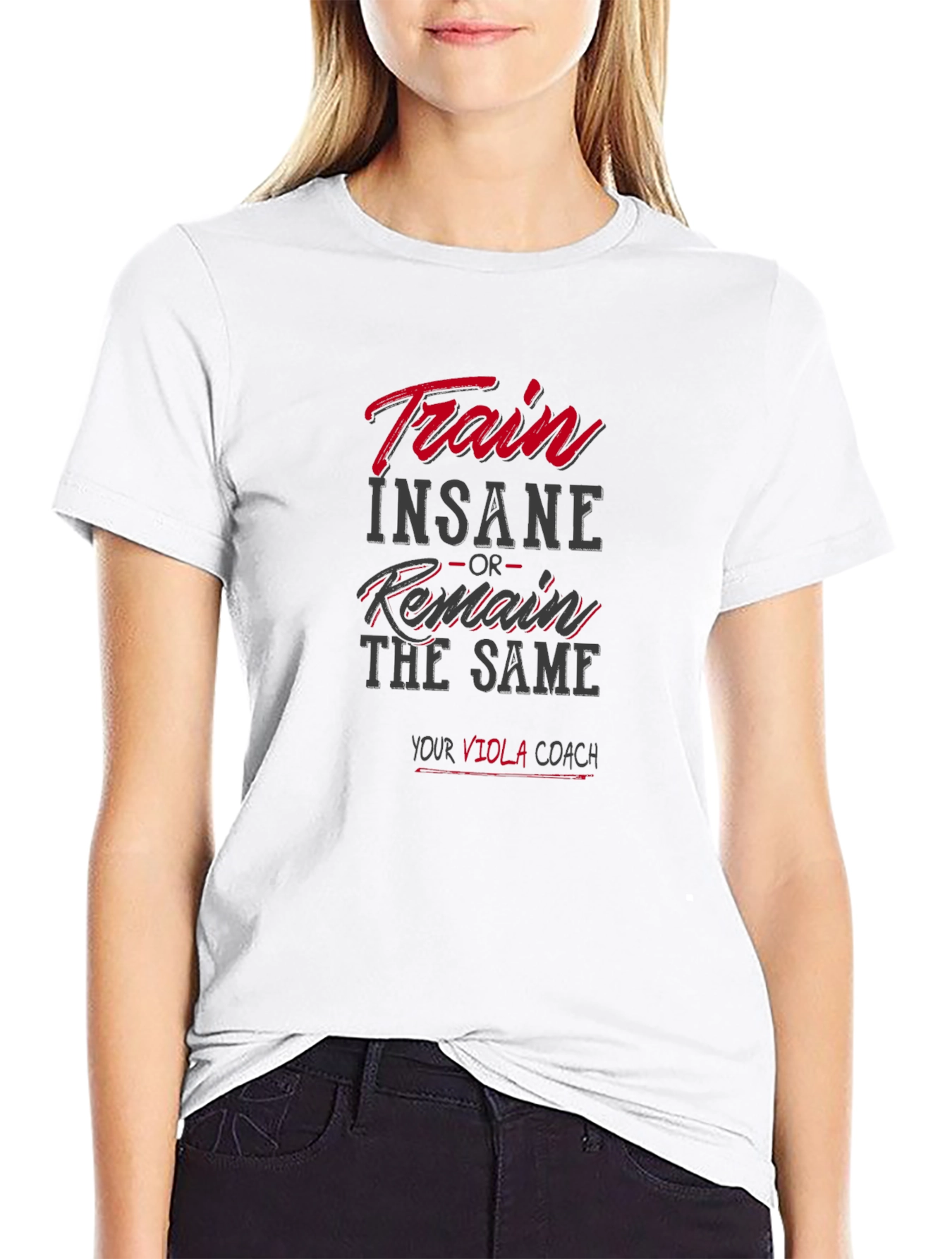 Train Insane Viola Coach Black T-Shirt