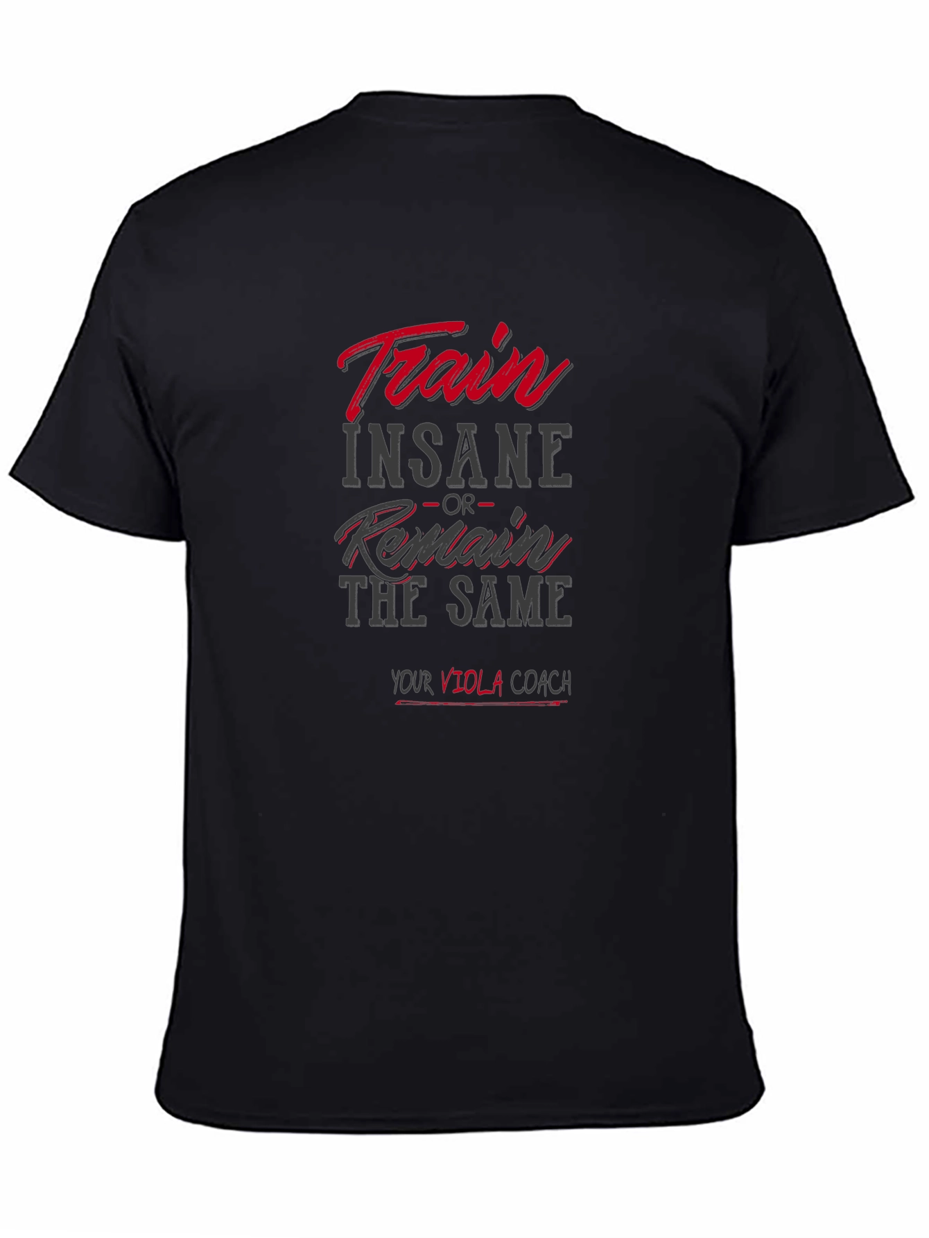 Train Insane Viola Coach Black T-Shirt