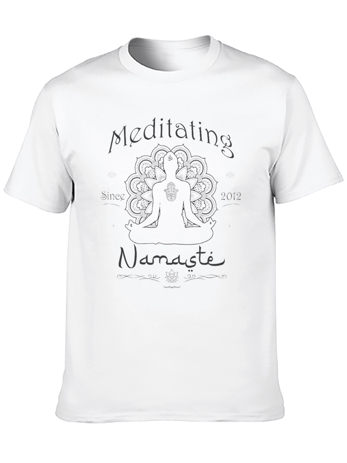 Meditating Since 2012 Namaste T-Shirt Yoga Spiritual Tee