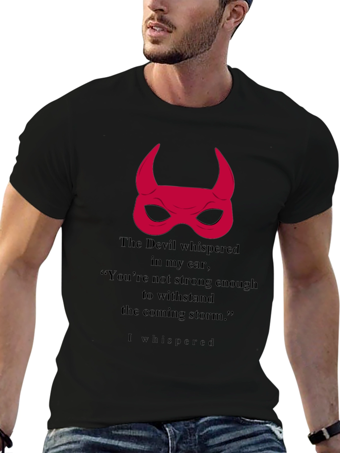 Devil Whispered Graphic Tee