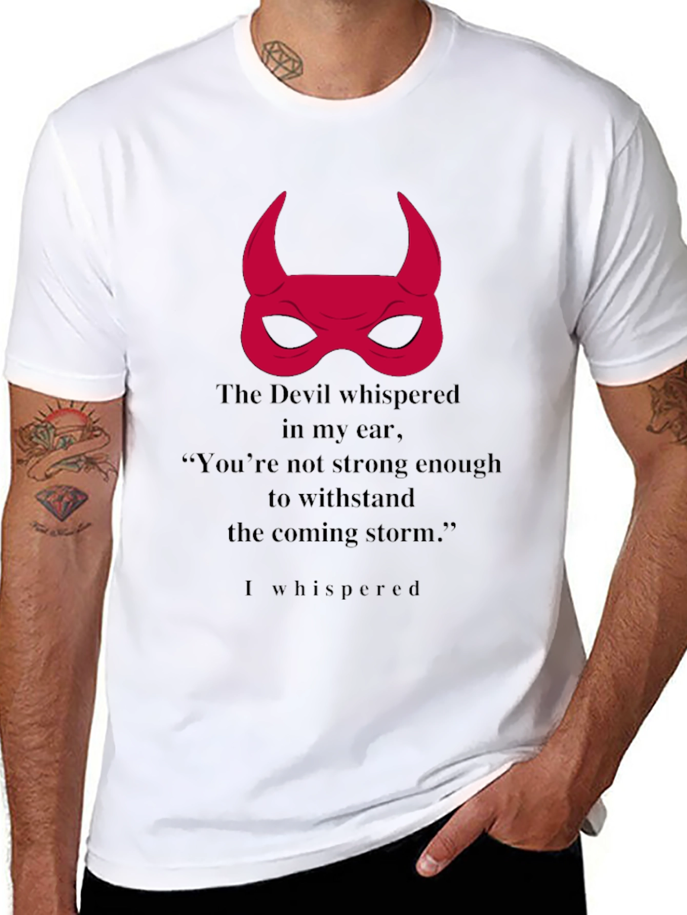 Devil Whispered Graphic Tee