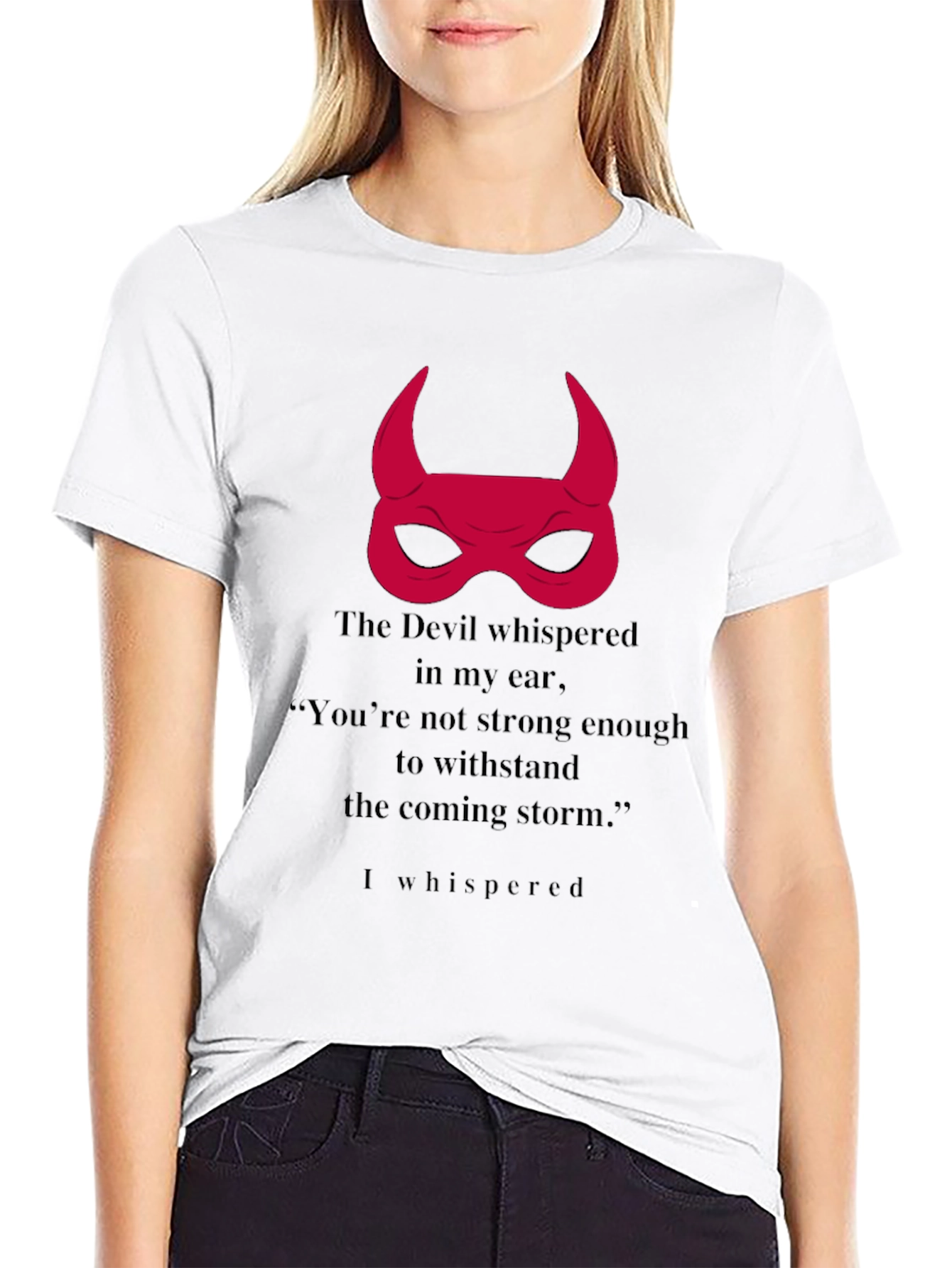 Devil Whispered Graphic Tee