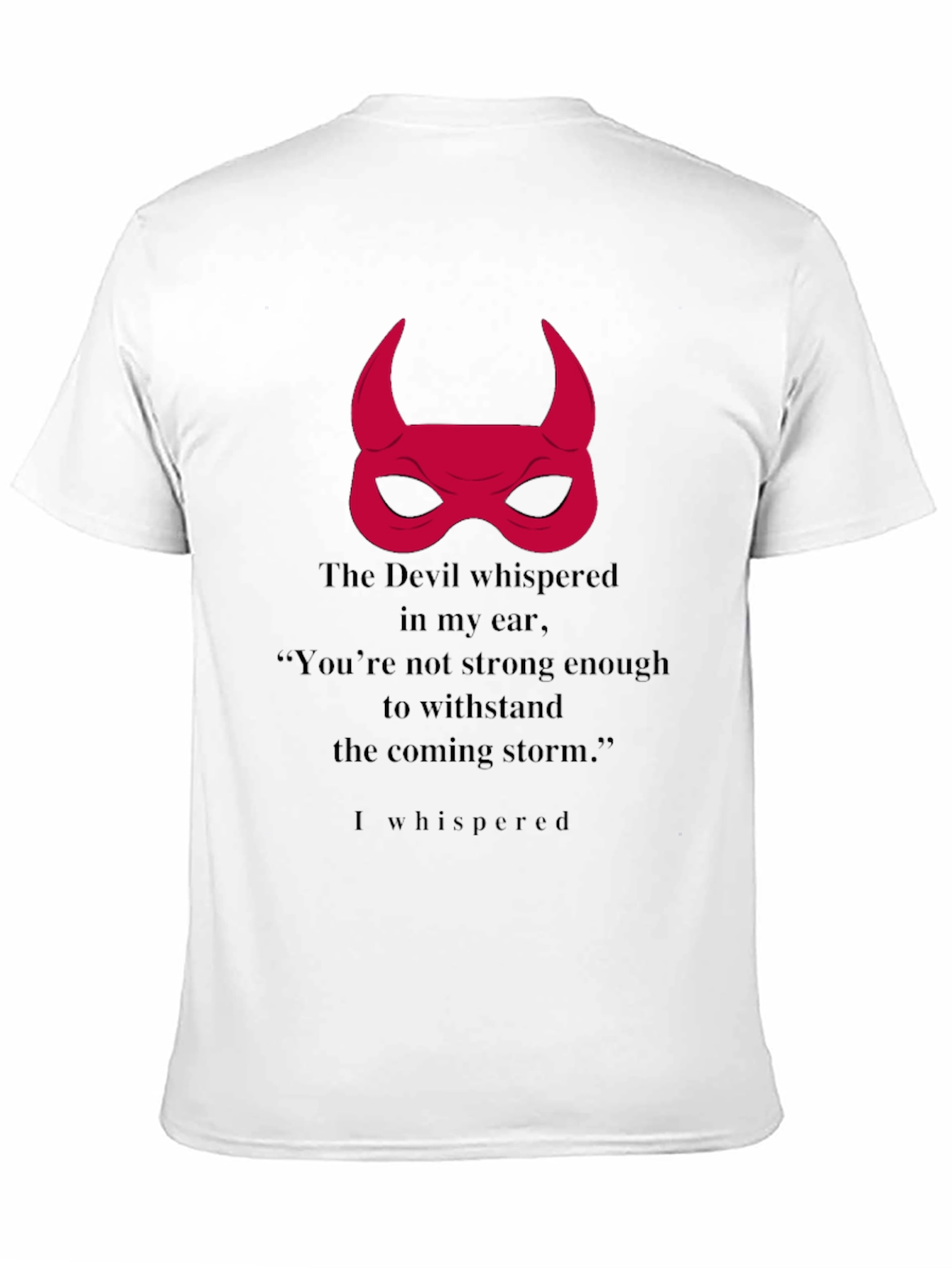 Devil Whispered Graphic Tee