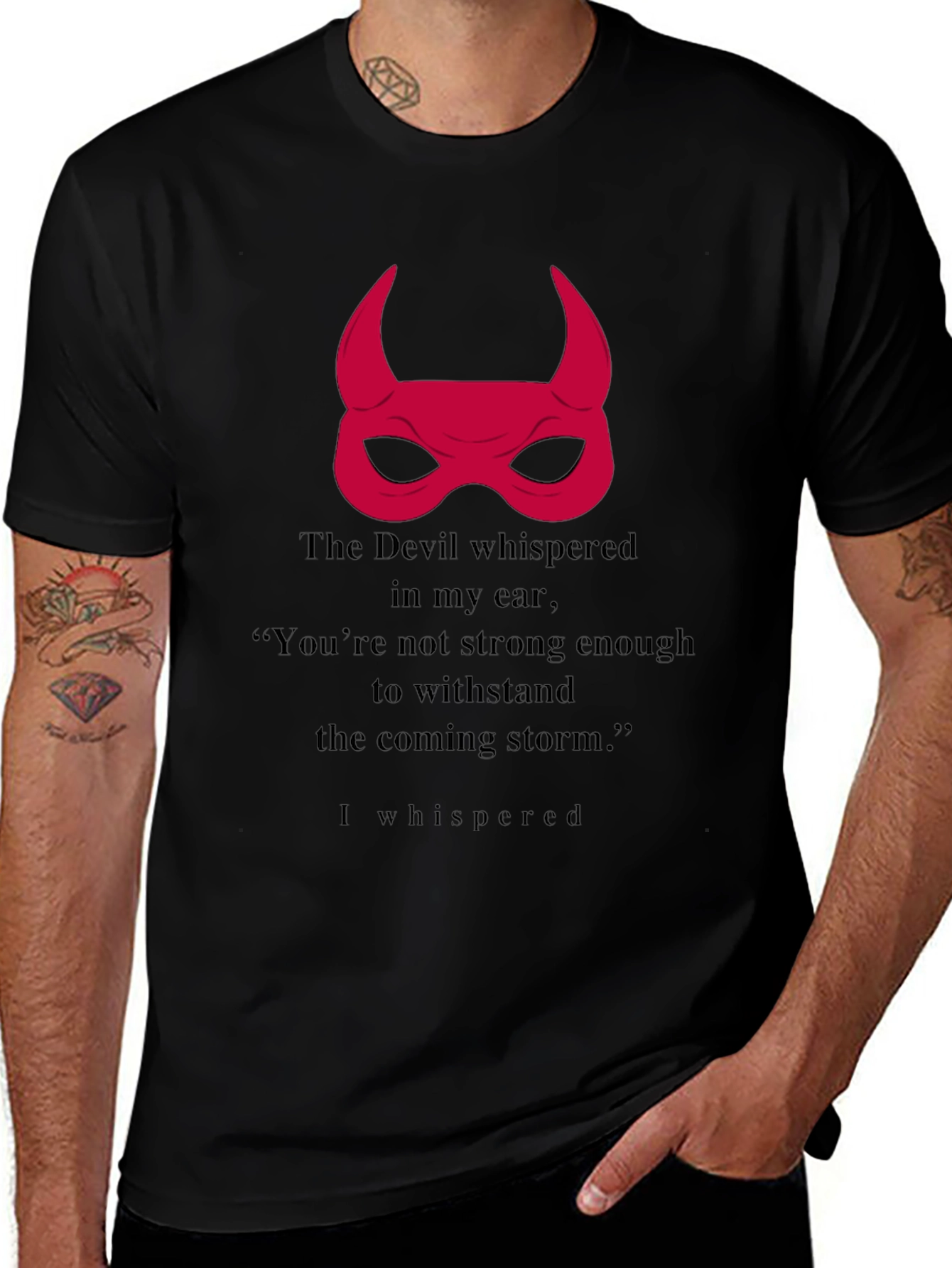 Devil Whispered Graphic Tee