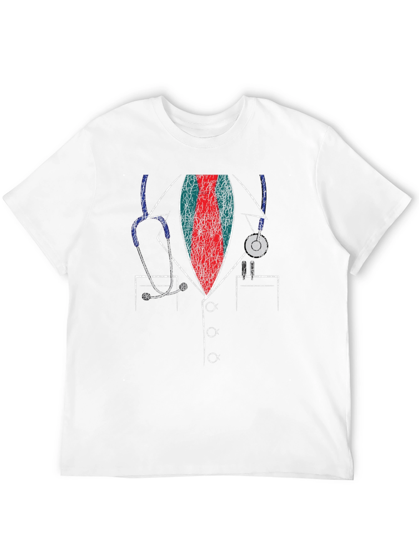 Doctor Lab Coat Stethoscope T-Shirt