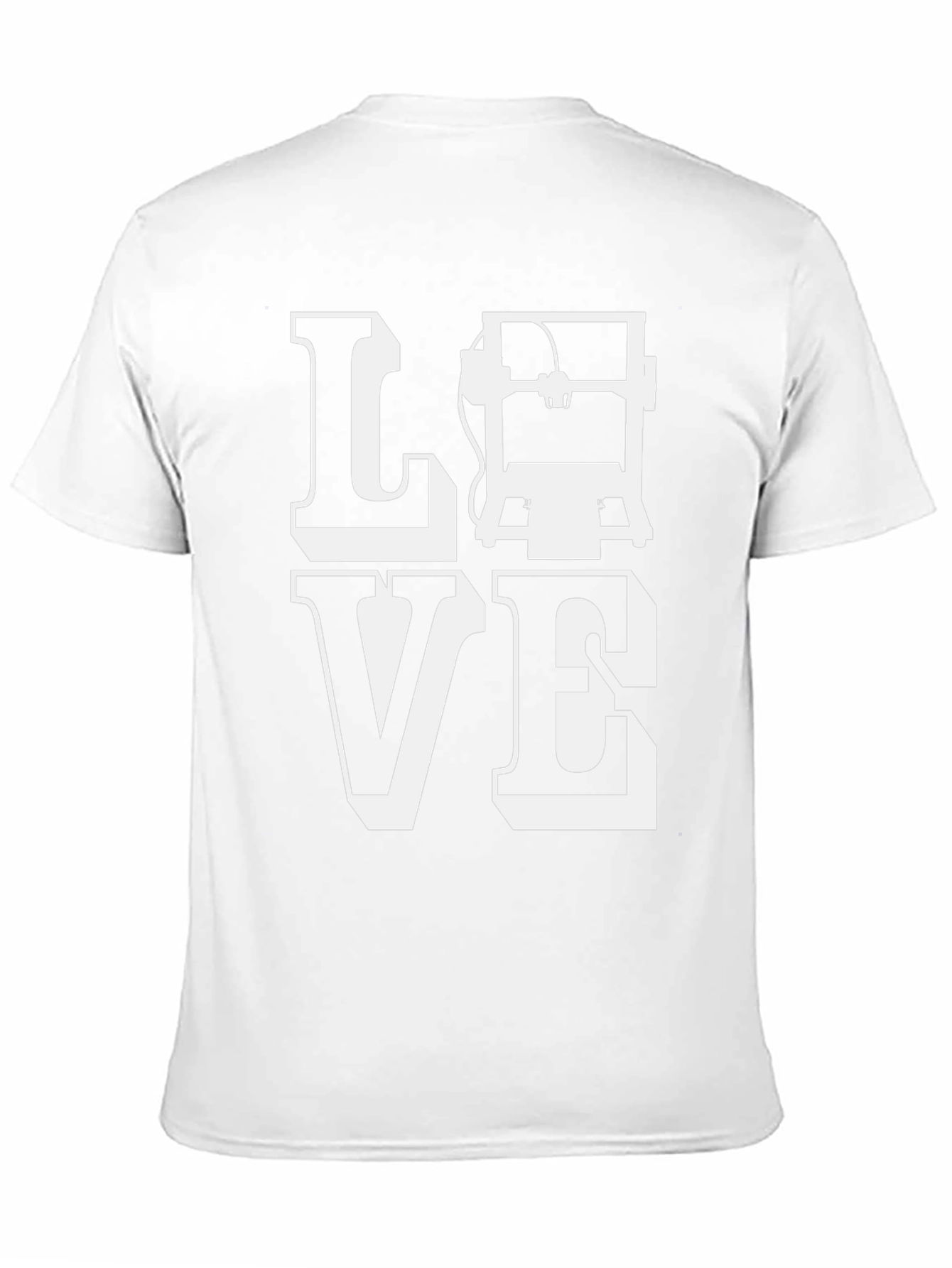 3D Printing Lover T-Shirt - Black Cotton Graphic Tee