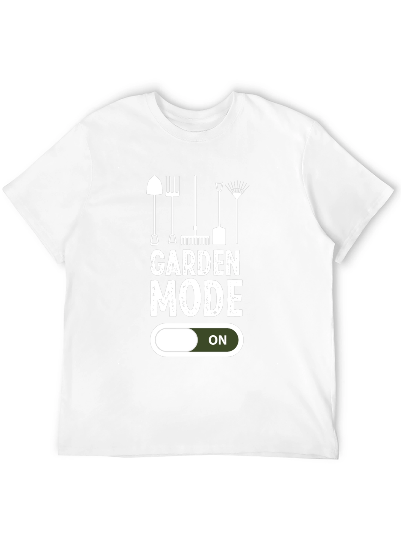 Garden Mode ON T-Shirt - Gardening Tools Graphic Tee