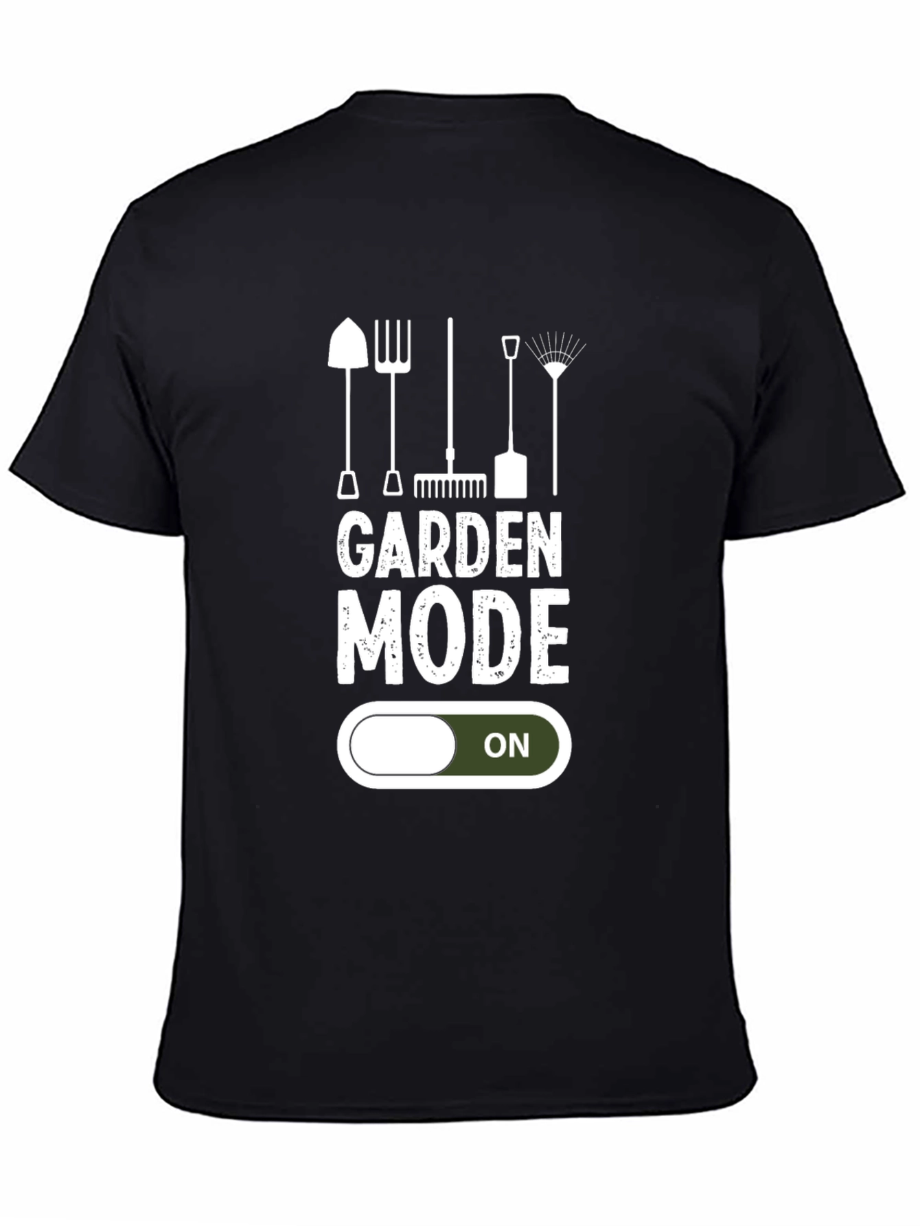 Garden Mode ON T-Shirt - Gardening Tools Graphic Tee