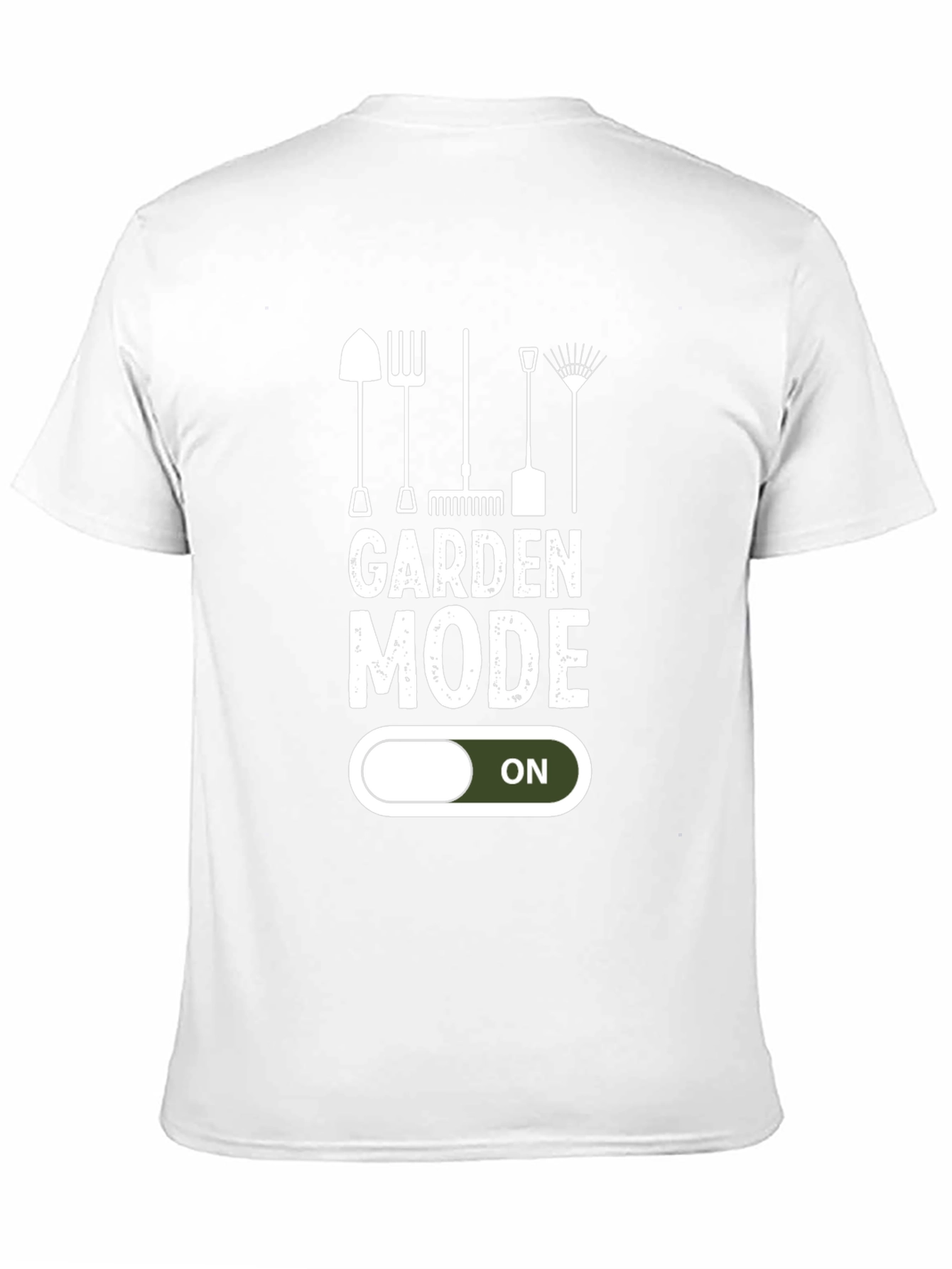 Garden Mode ON T-Shirt - Gardening Tools Graphic Tee
