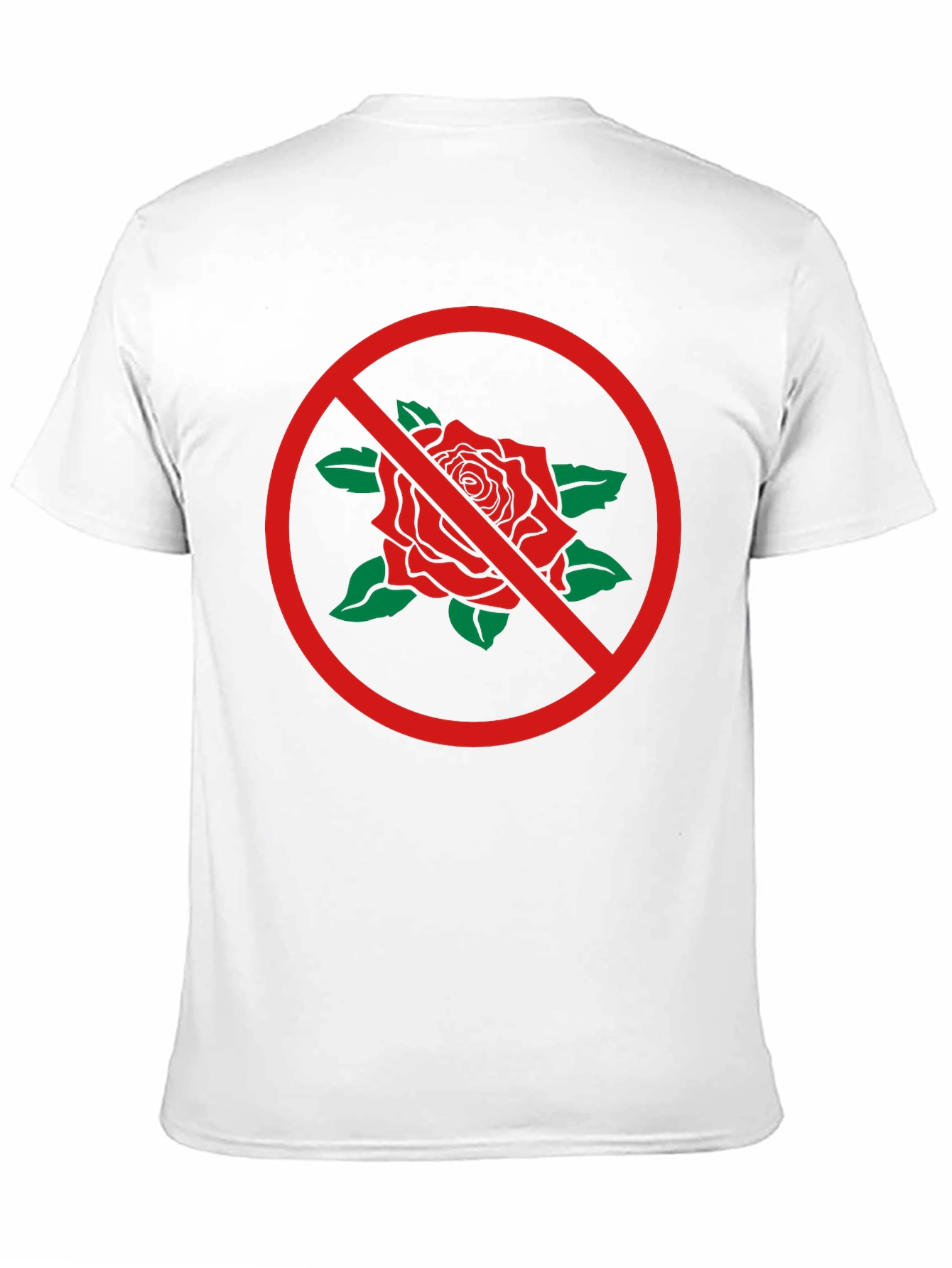 No Roses Graphic Tee - Black Casual T-Shirt