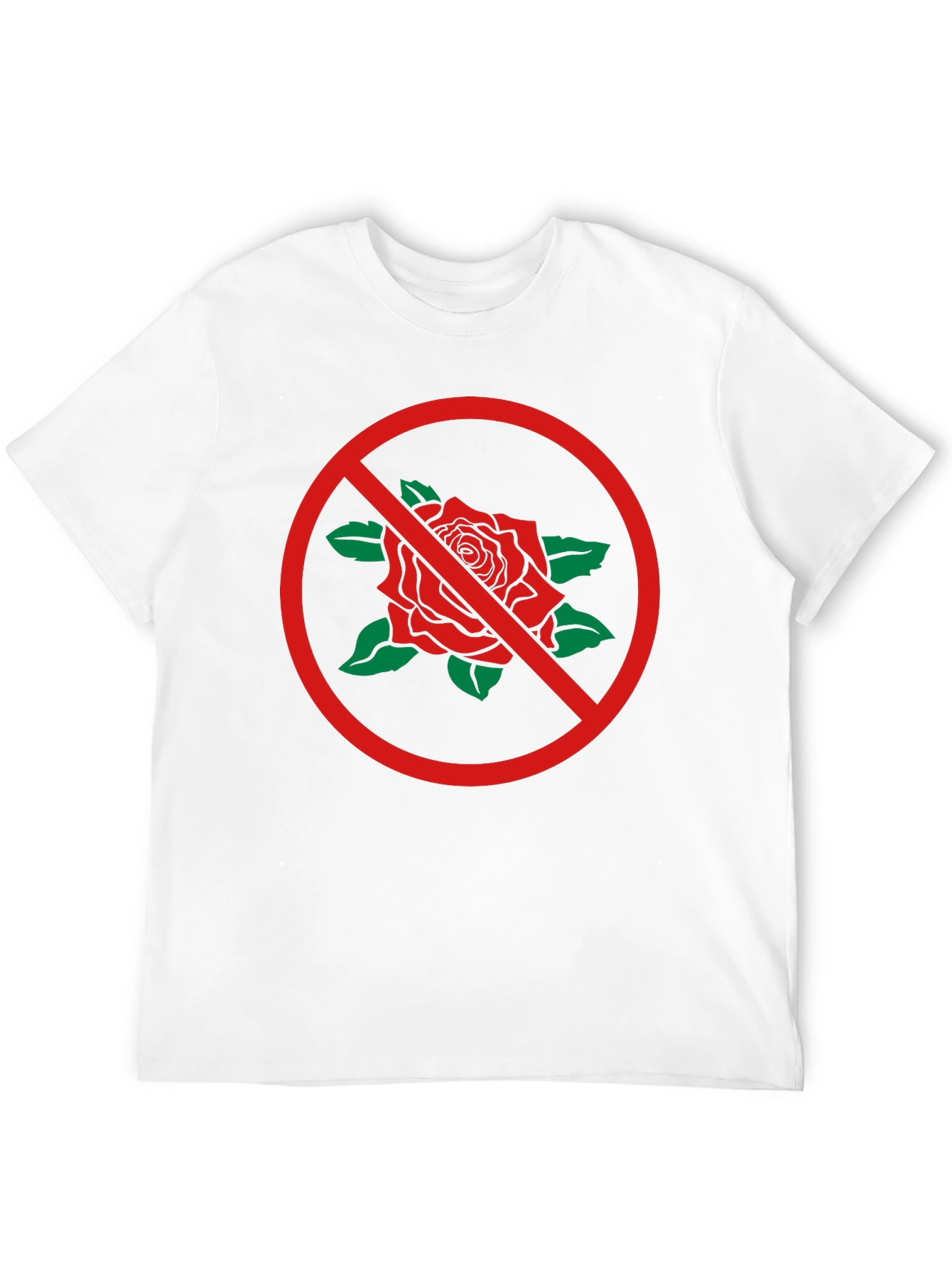 No Roses Graphic Tee - Black Casual T-Shirt